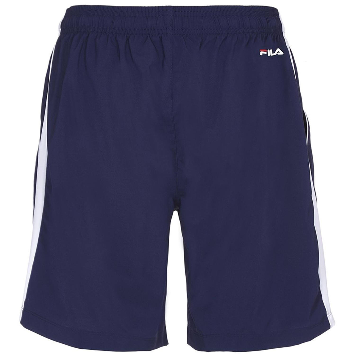 Fila Mens Heritage Shorts - Navy - Tennisnuts.com