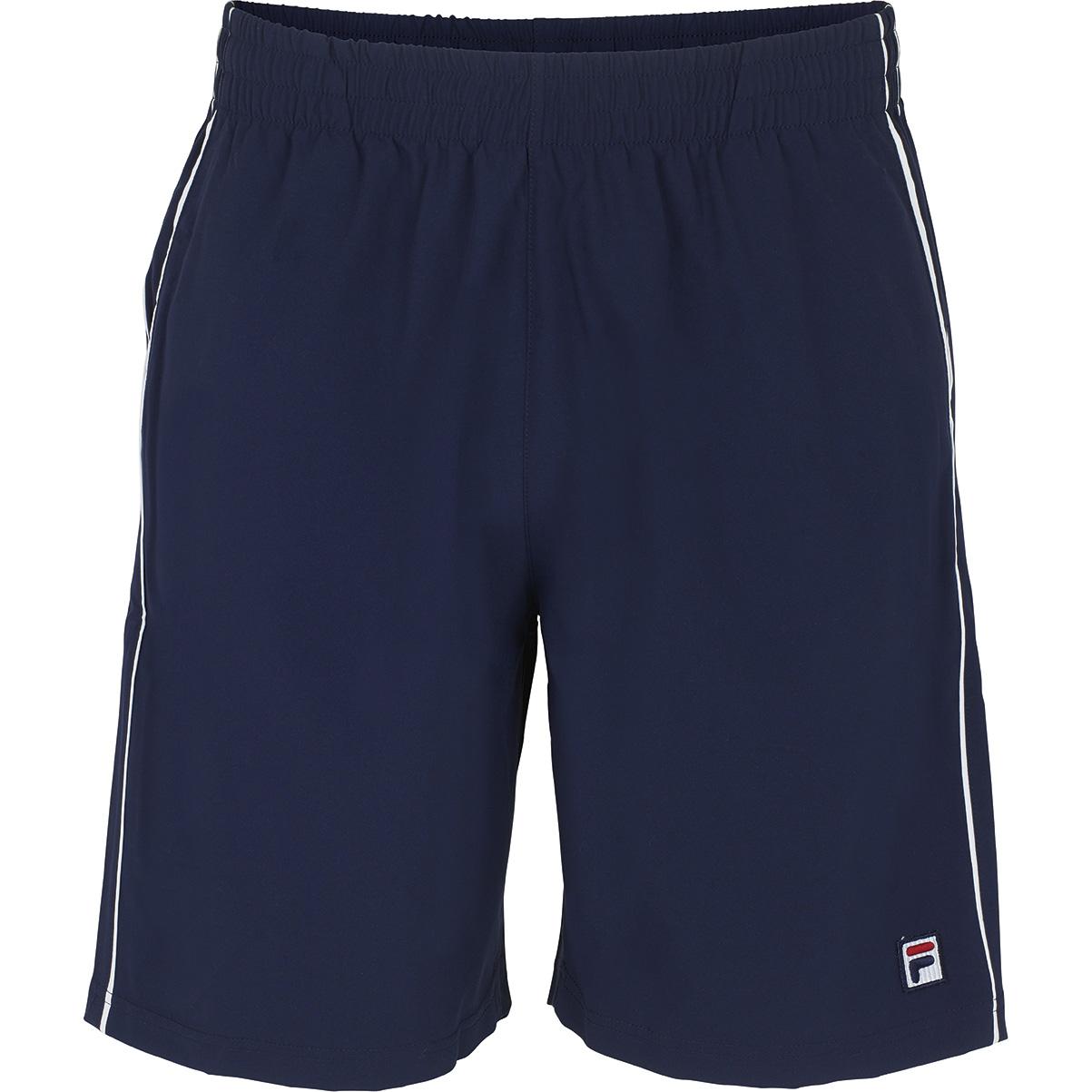 Fila Mens Heritage Tennis Shorts - Navy - Tennisnuts.com