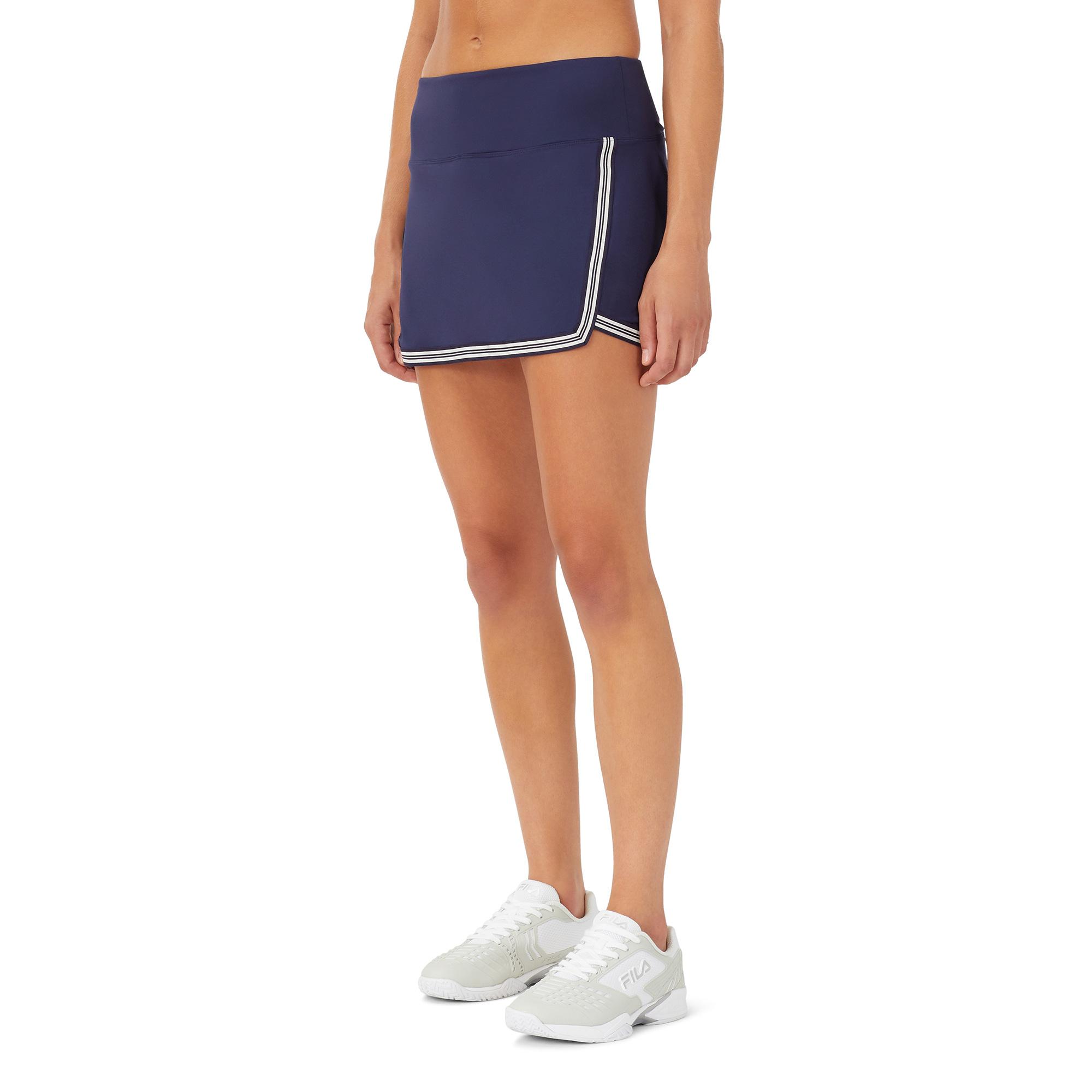 Fila Womens Heritage Skort Navy/Ecru
