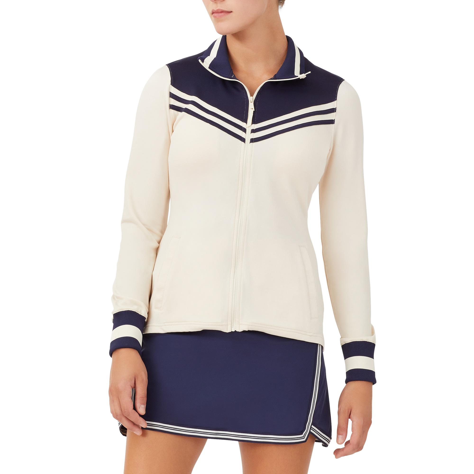 Fila Womens Heritage Jacket Ecru/Navy