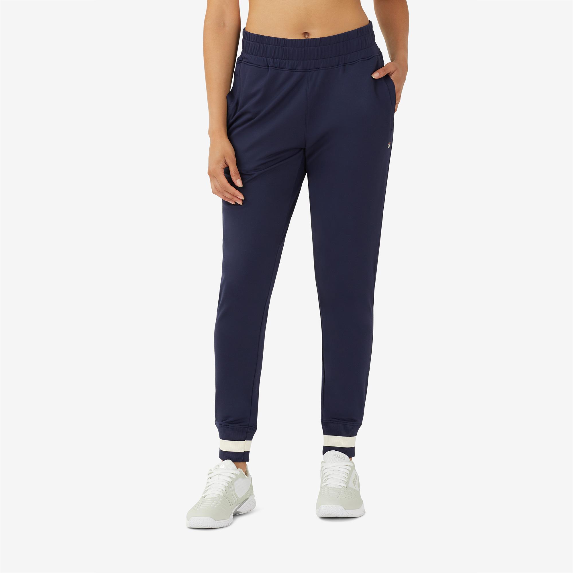 Fila Womens Heritage Tennis Pant - Navy - Tennisnuts.com