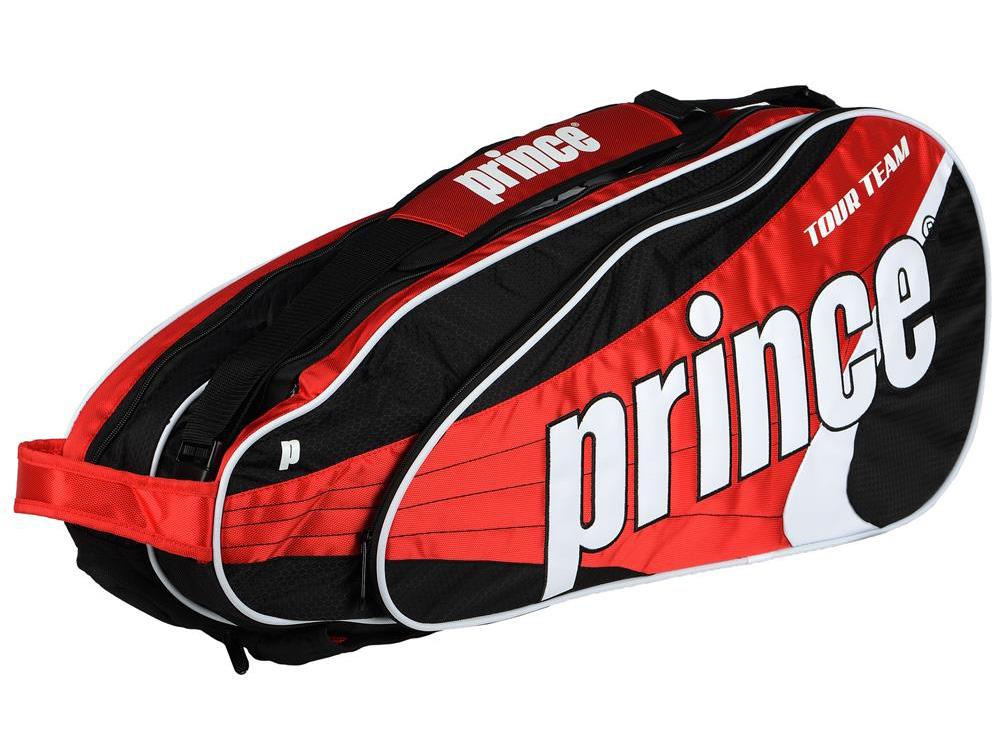 Prince Tour Team 6 Pack Racket Bag - Red - Tennisnuts.com