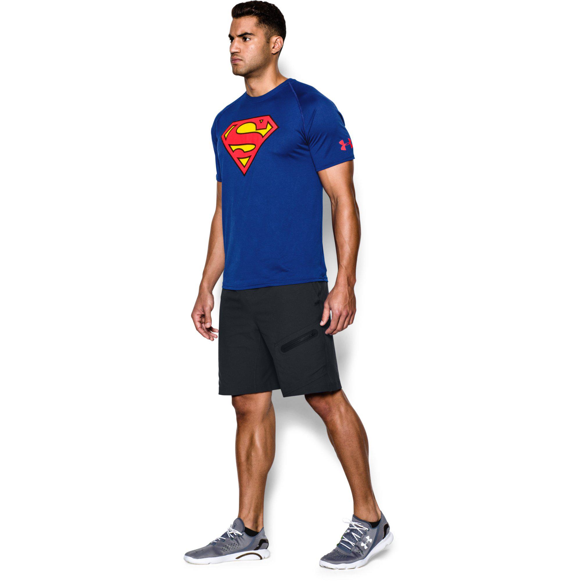 Under armour superman shirt mens Clearance