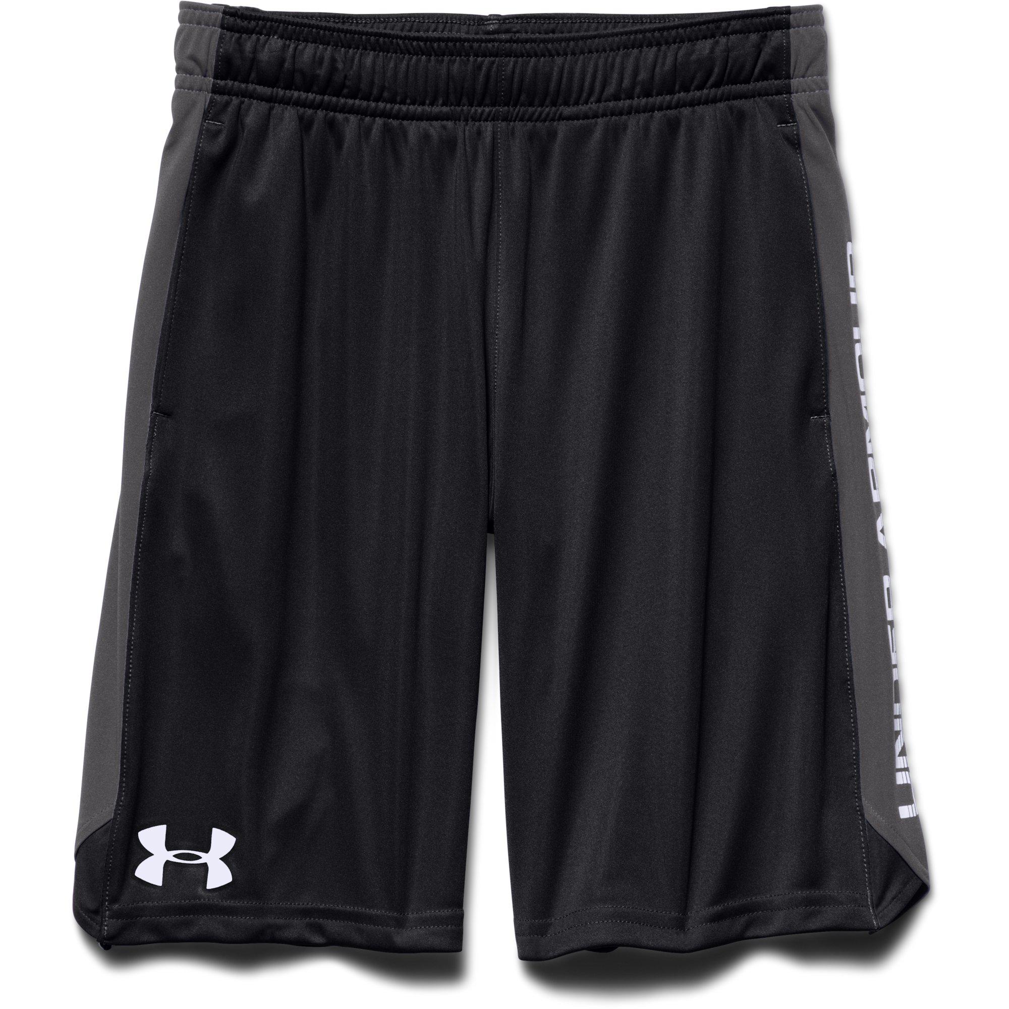 Under Armour Boys Eliminator Shorts - Black/Grey - Tennisnuts.com