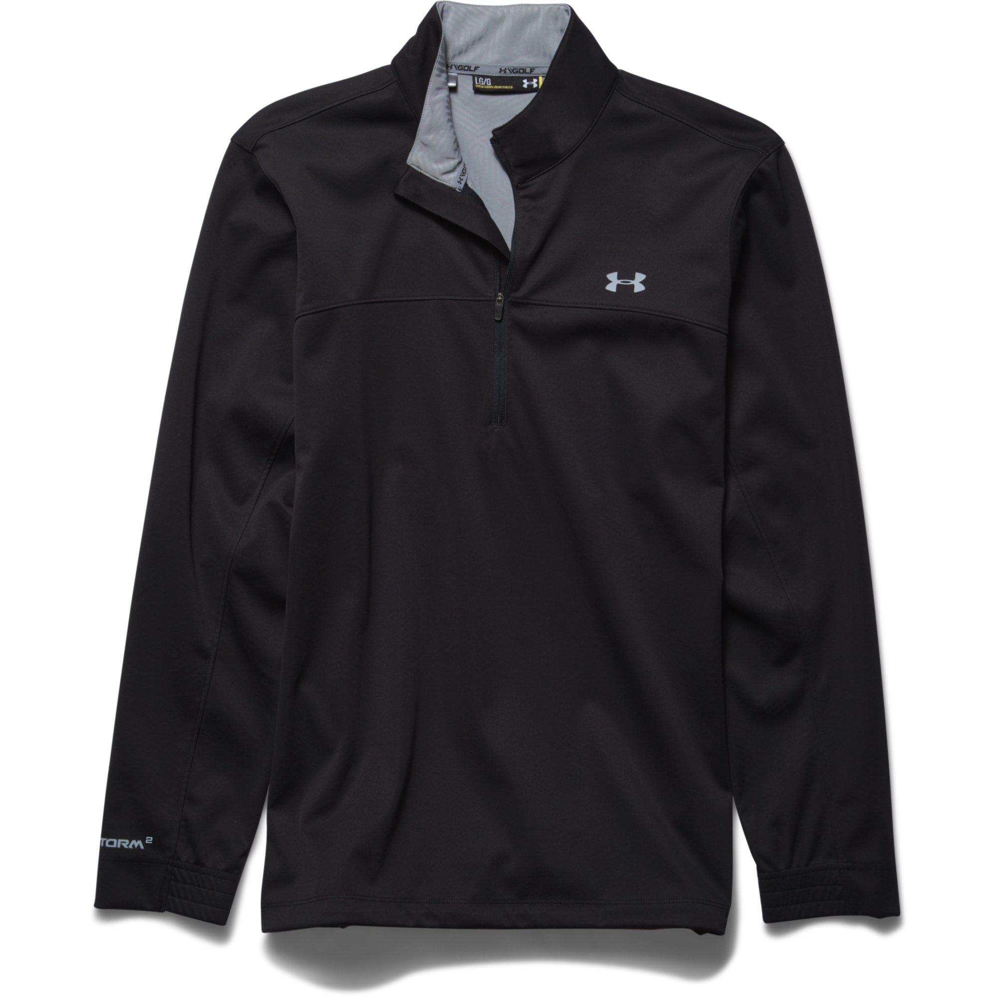Under Armour Mens Storm Elemental Half Zip Pullover Black