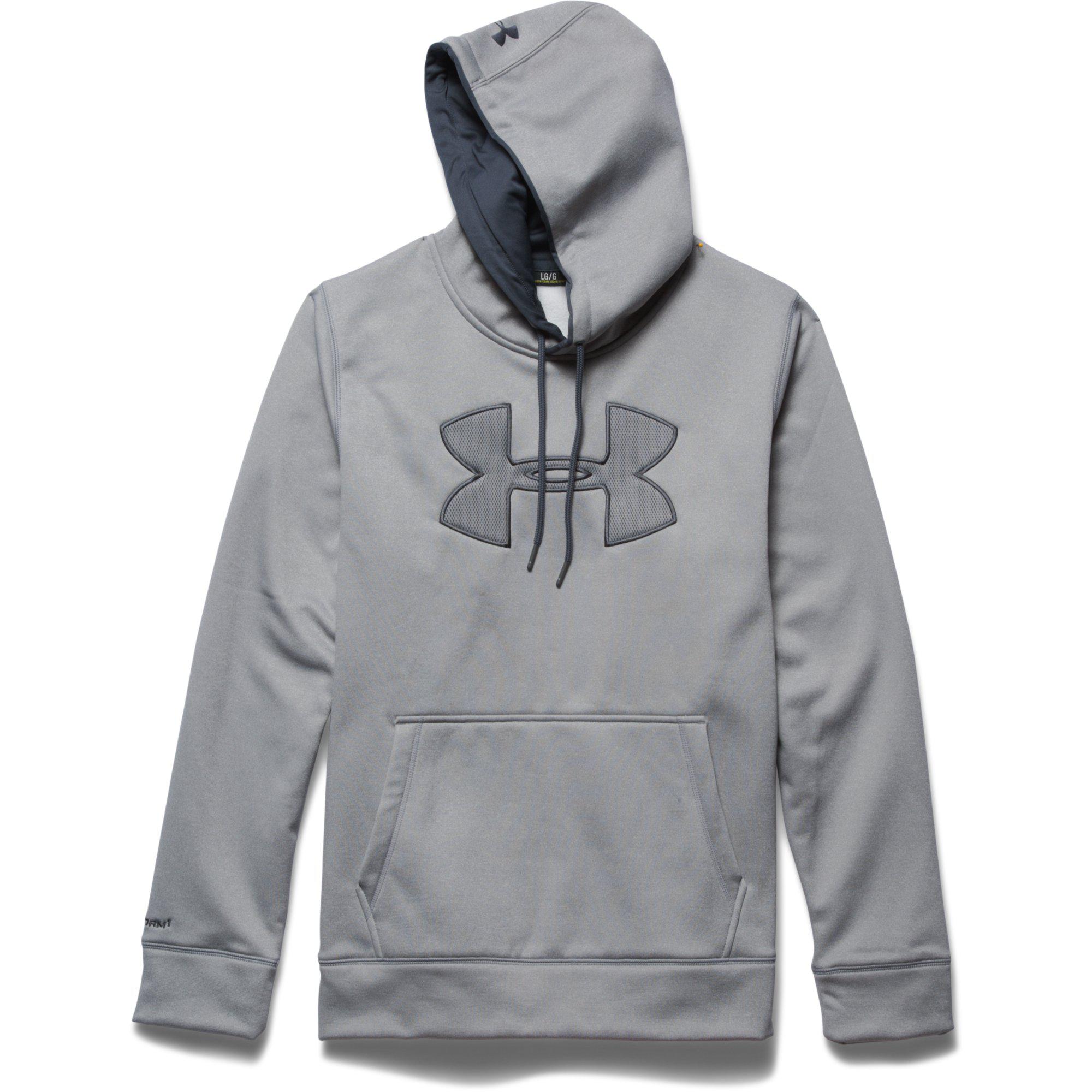 Under Armour Mens Storm Fleece Hoodie - Grey - Tennisnuts.com