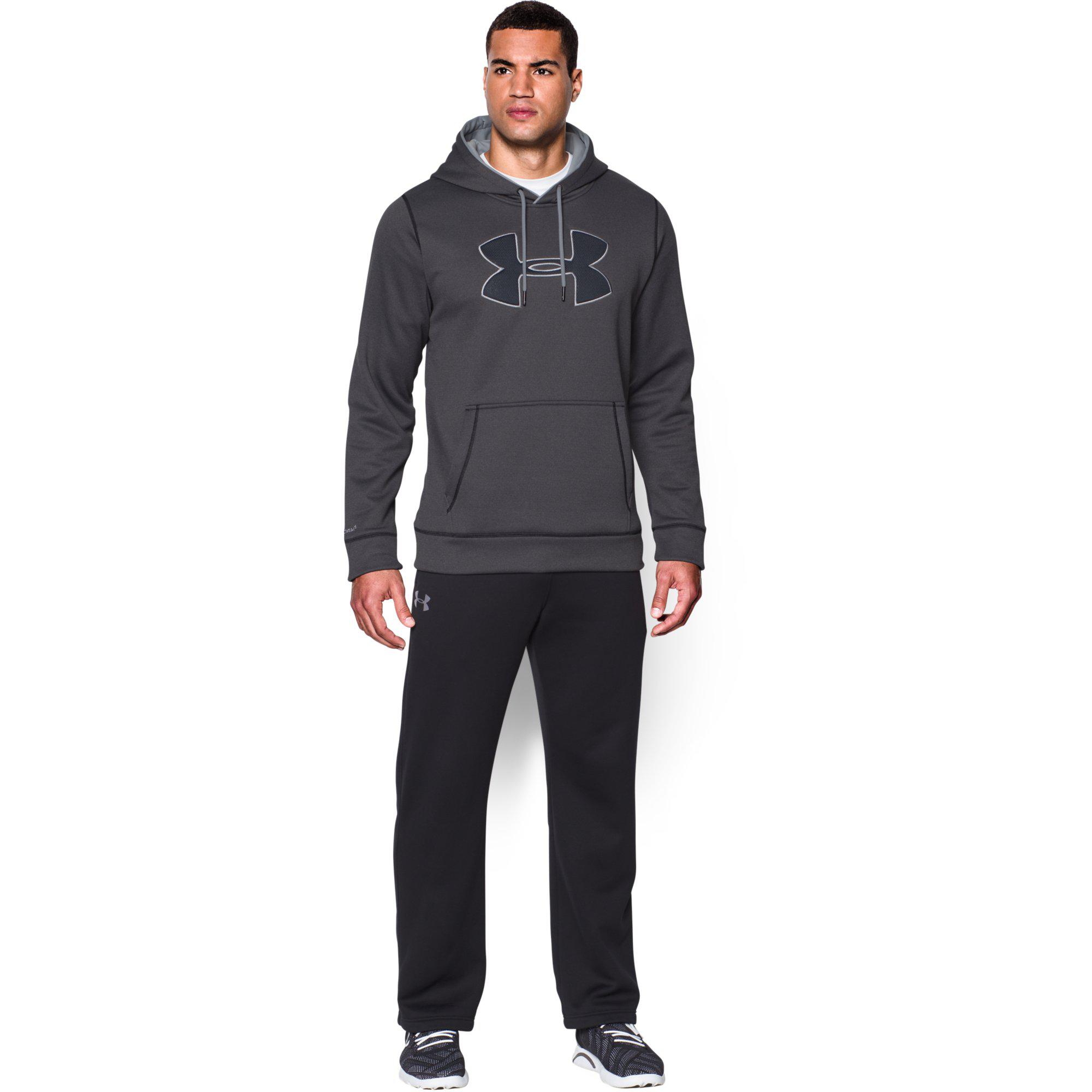 under armour men's storm armour fleece twist moletom com capuz