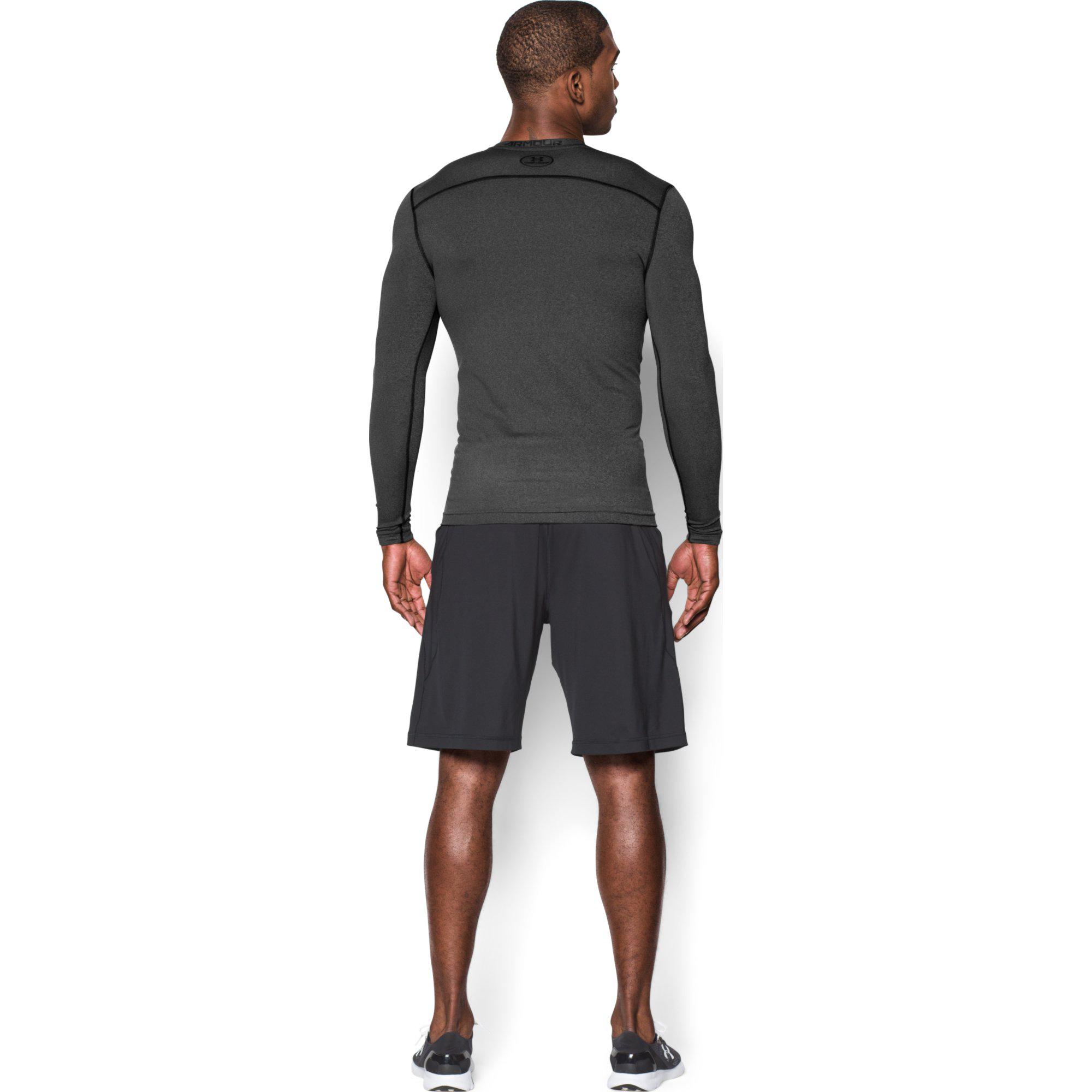 Under Armour Mens ColdGear Compression Crew Grey