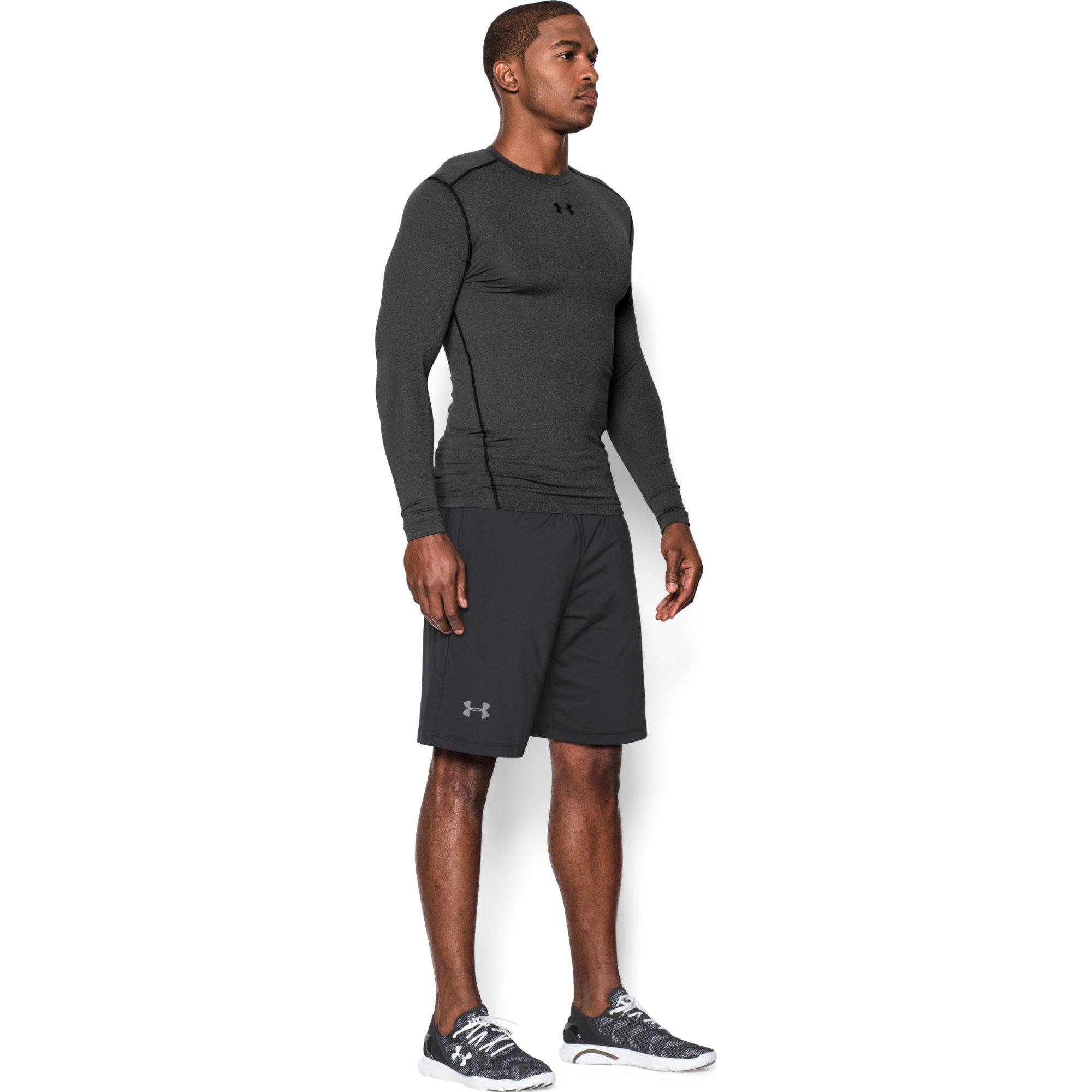 Under Armour Mens ColdGear Compression Crew Grey