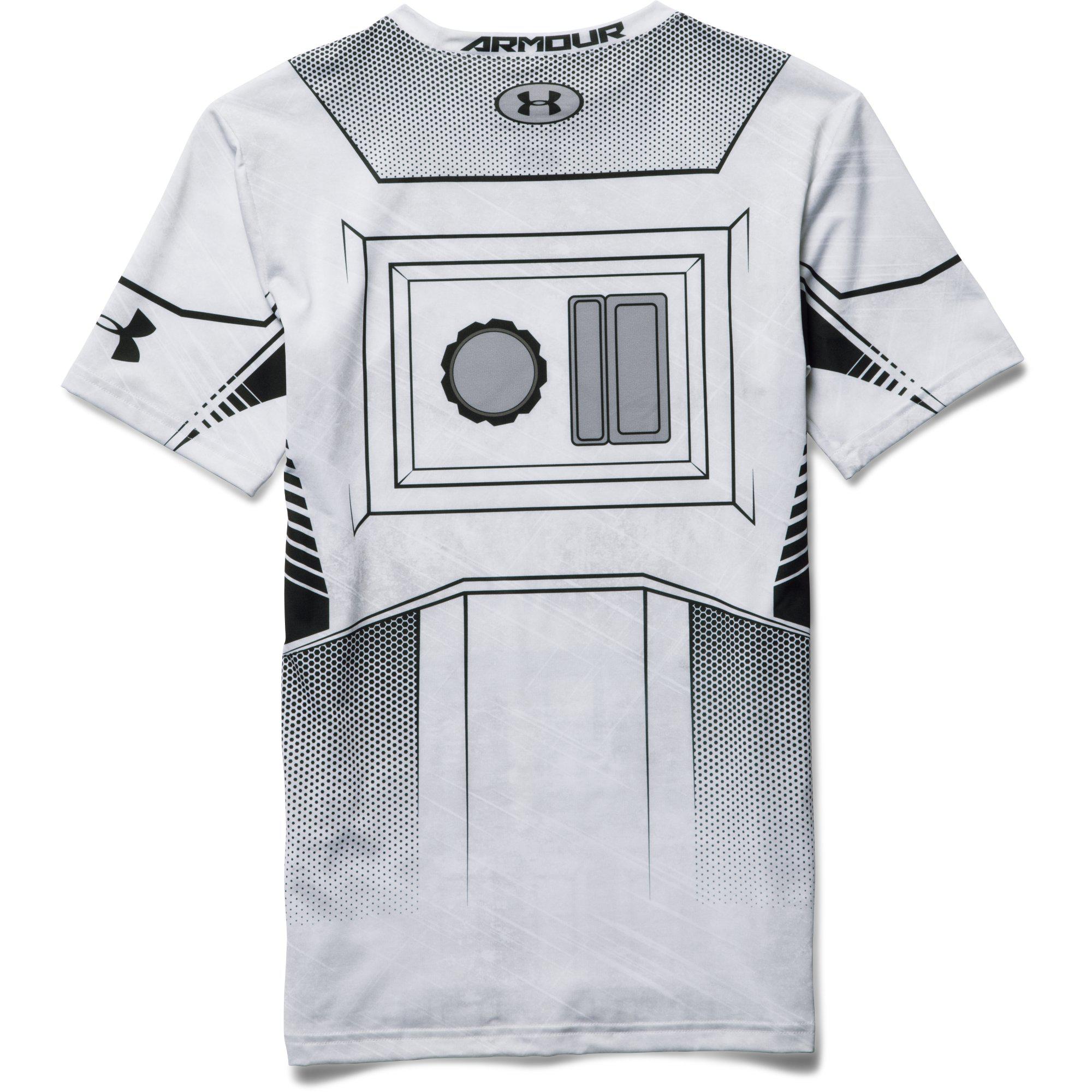 Under Armour Mens Star Wars Trooper Compression Tee White