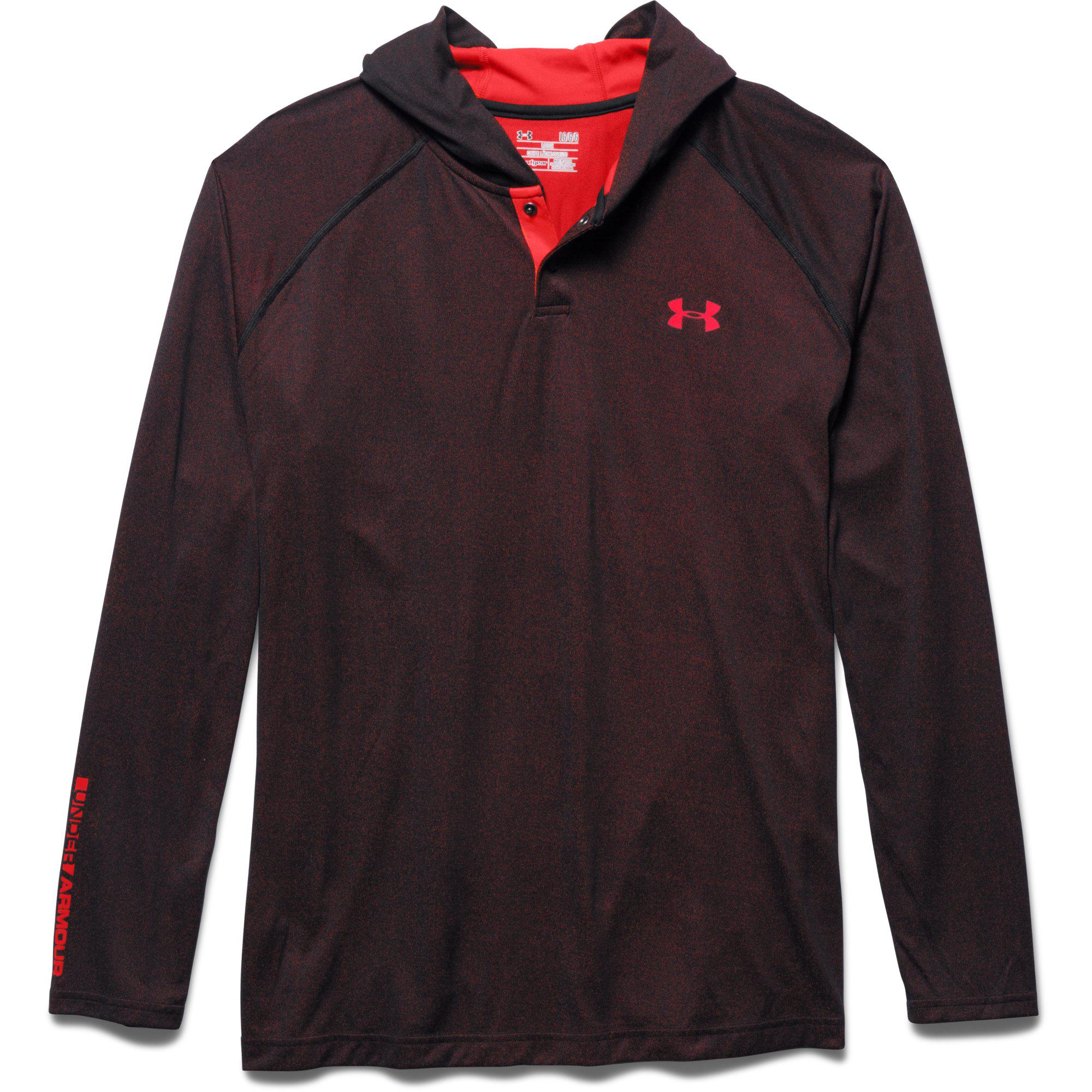 under armour henley hoodie