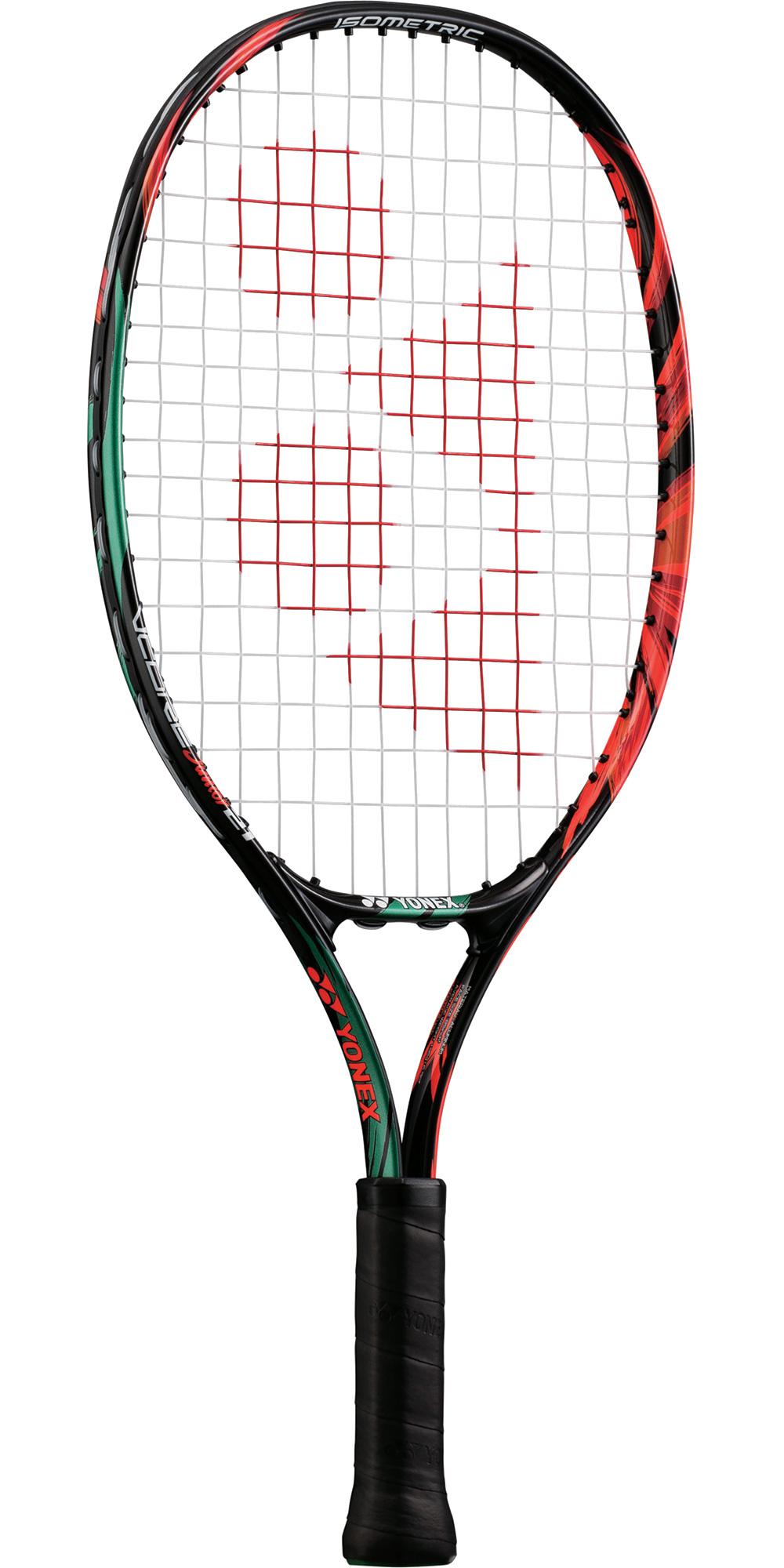 Yonex VCore 21 Inch Junior Tennis Racket - Black/Orange - Tennisnuts.com
