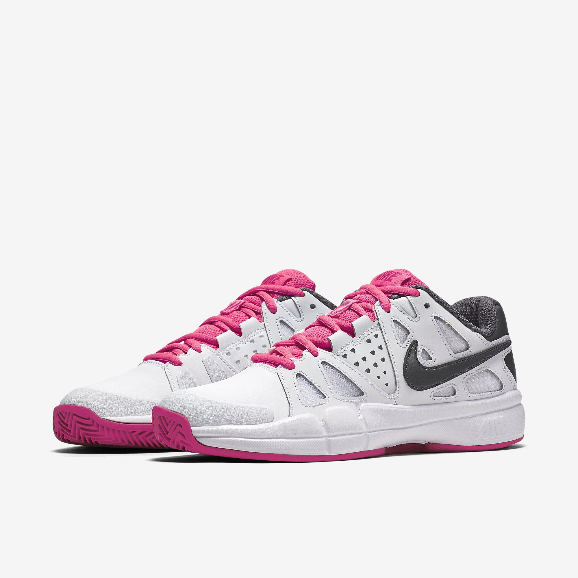 Nike Womens Air Vapor Advantage Clay Court Tennis Shoes White