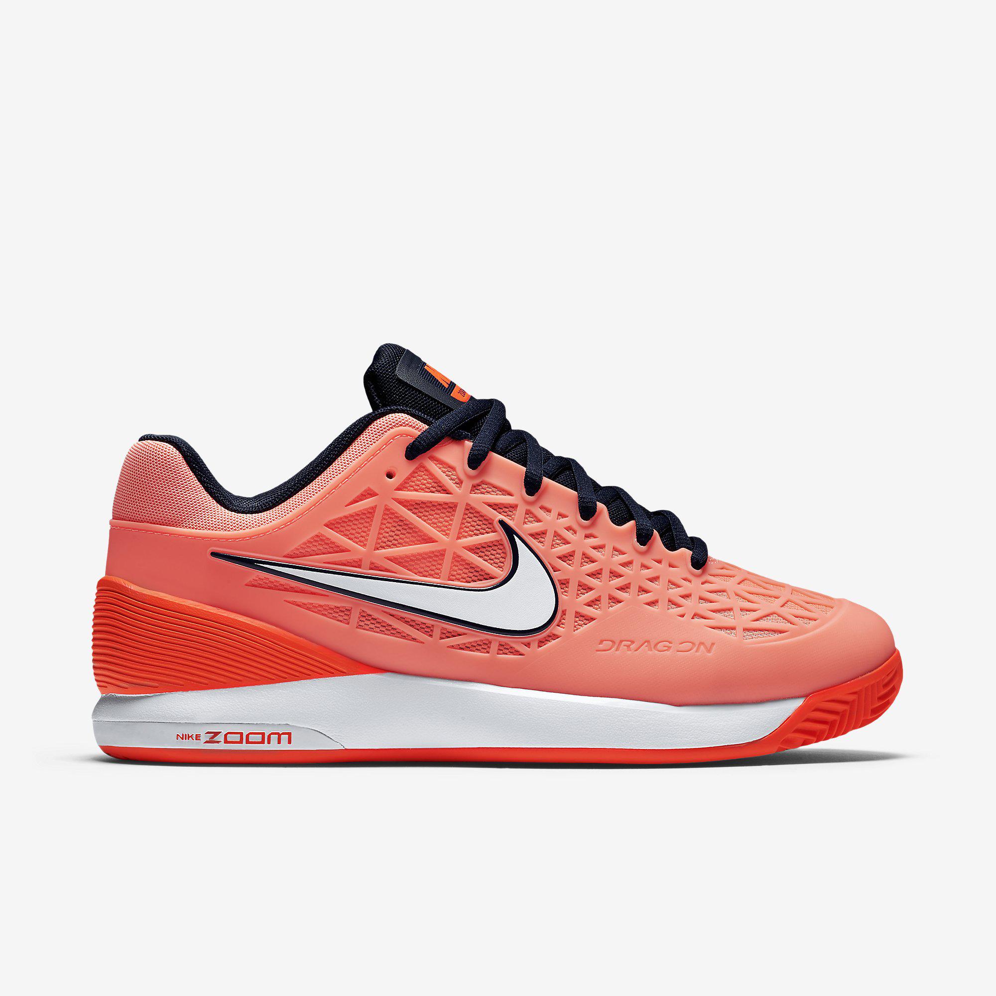 Nike Womens Zoom Cage Clay Court Tennis Shoes Pink / Crimson Tennisnuts.com