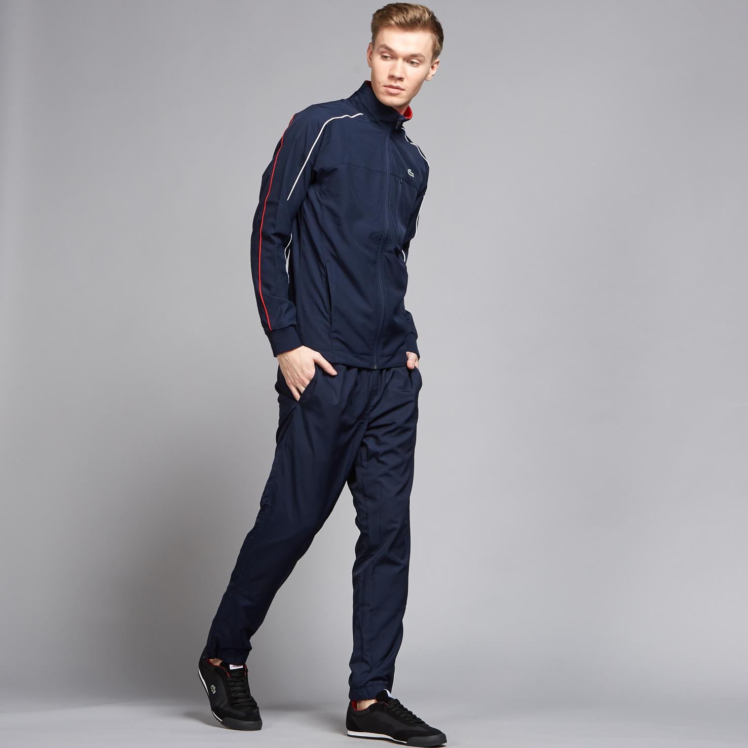 lacoste taffeta tracksuit