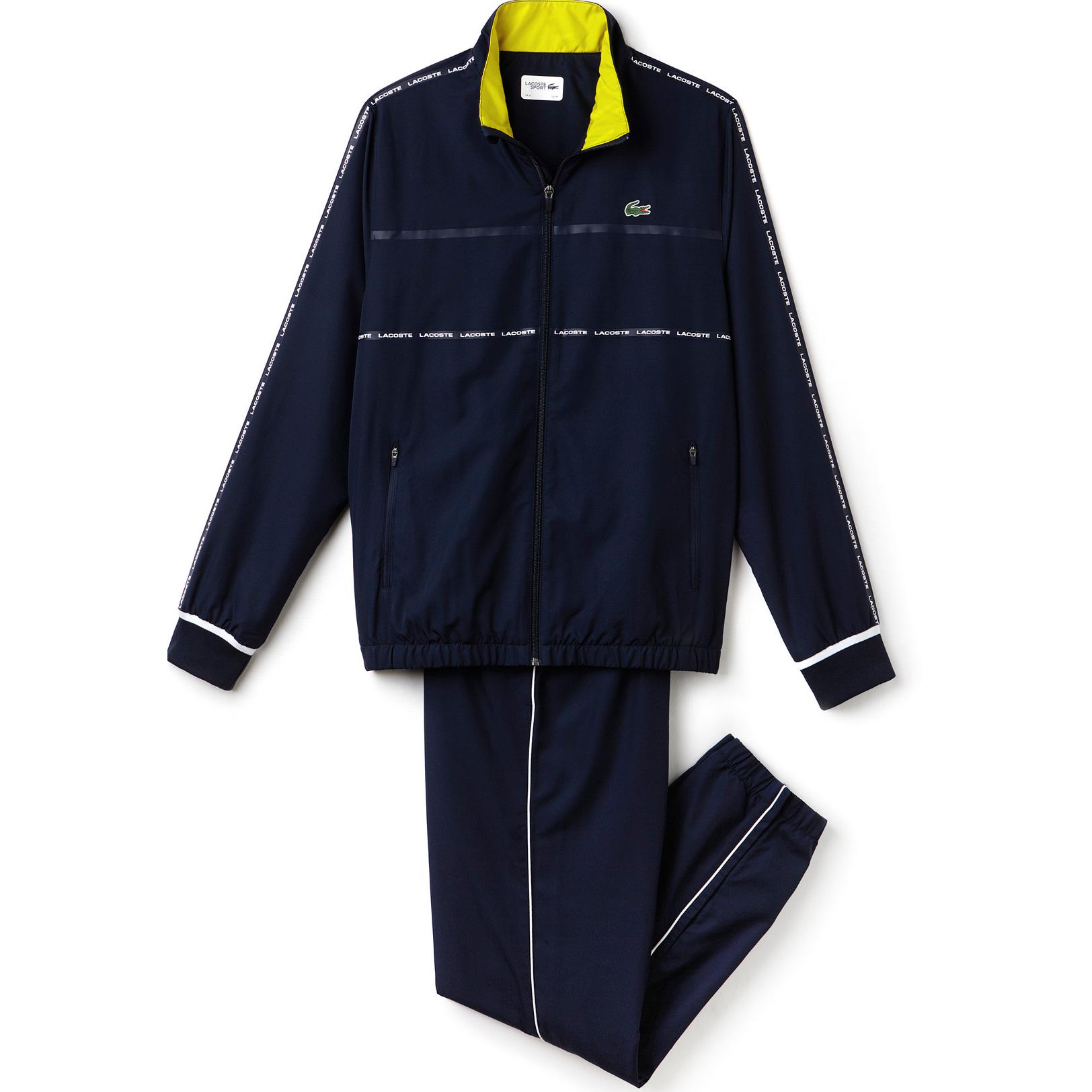 blue lacoste tracksuit bottoms