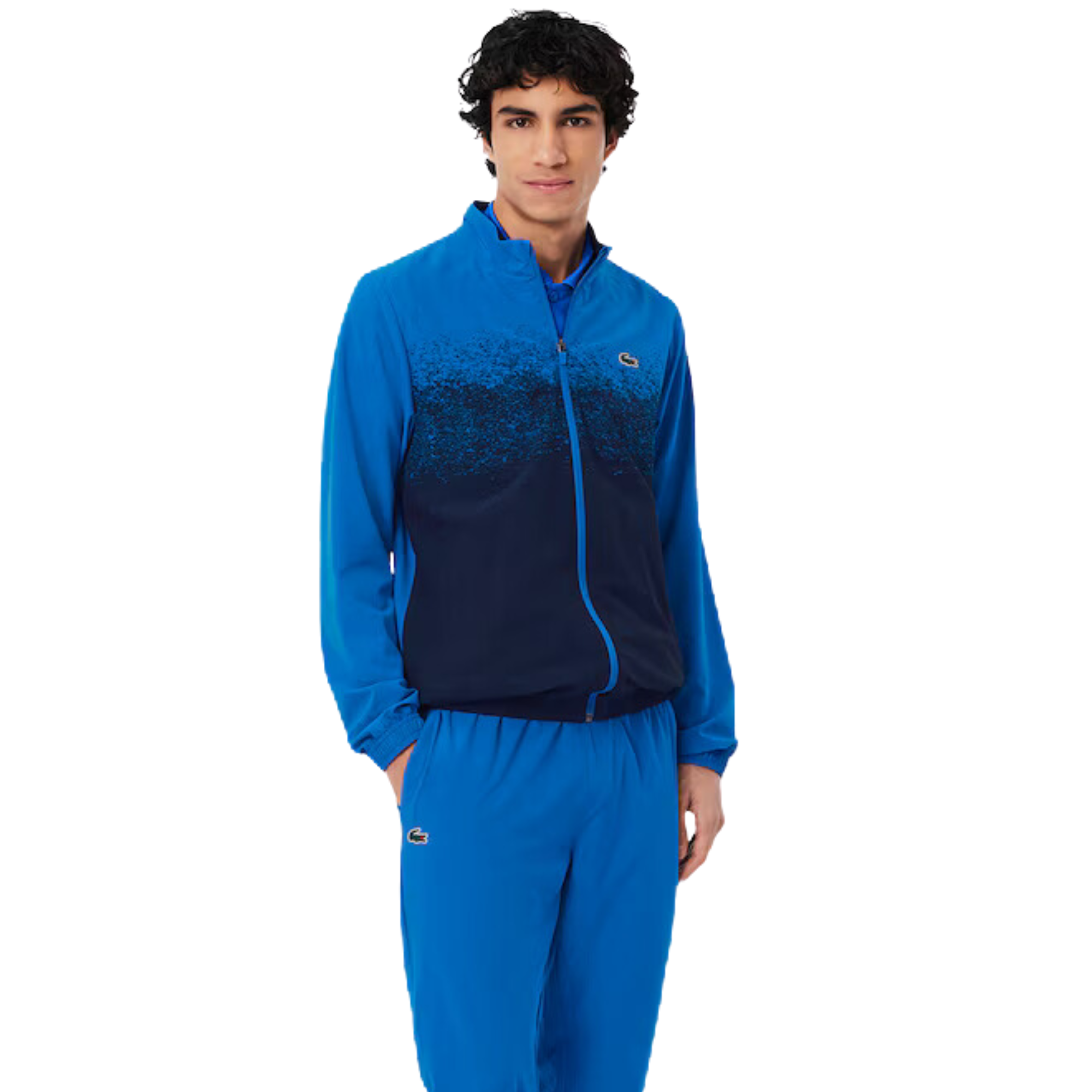 Lacoste Mens Novak Djokovic Tracksuit Blue