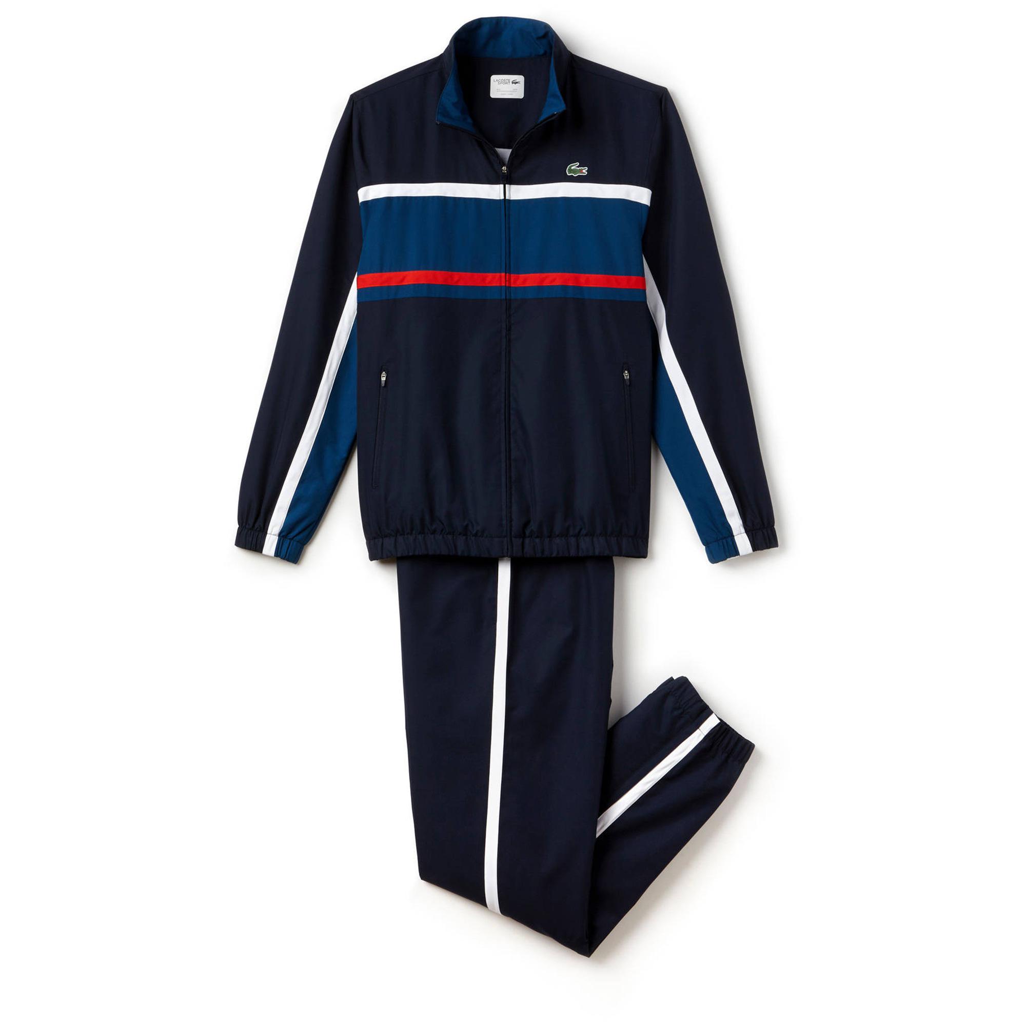 lacoste taffeta tracksuit