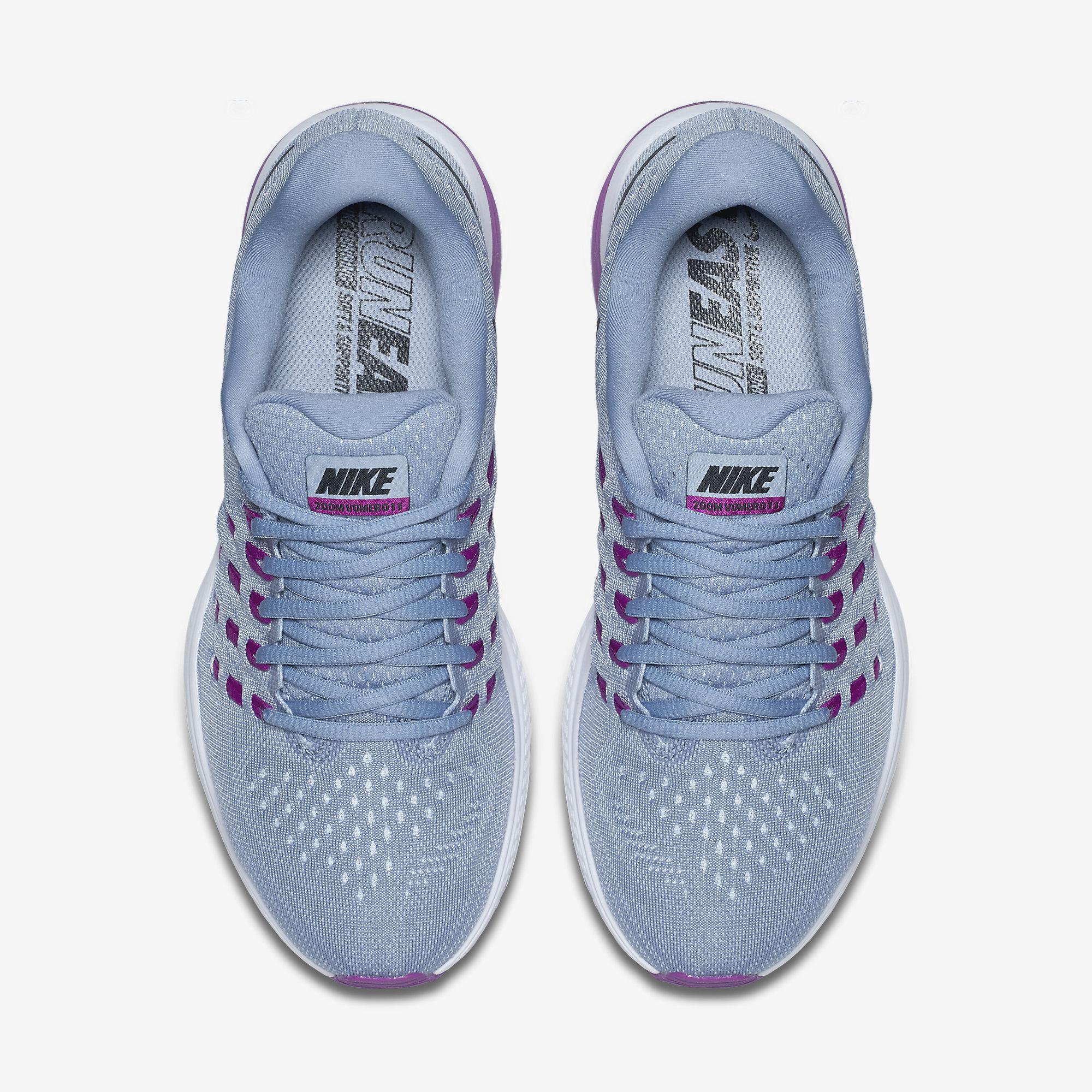 Nike Womens Air Zoom Vomero 11 Running Shoes - Grey - Tennisnuts.com