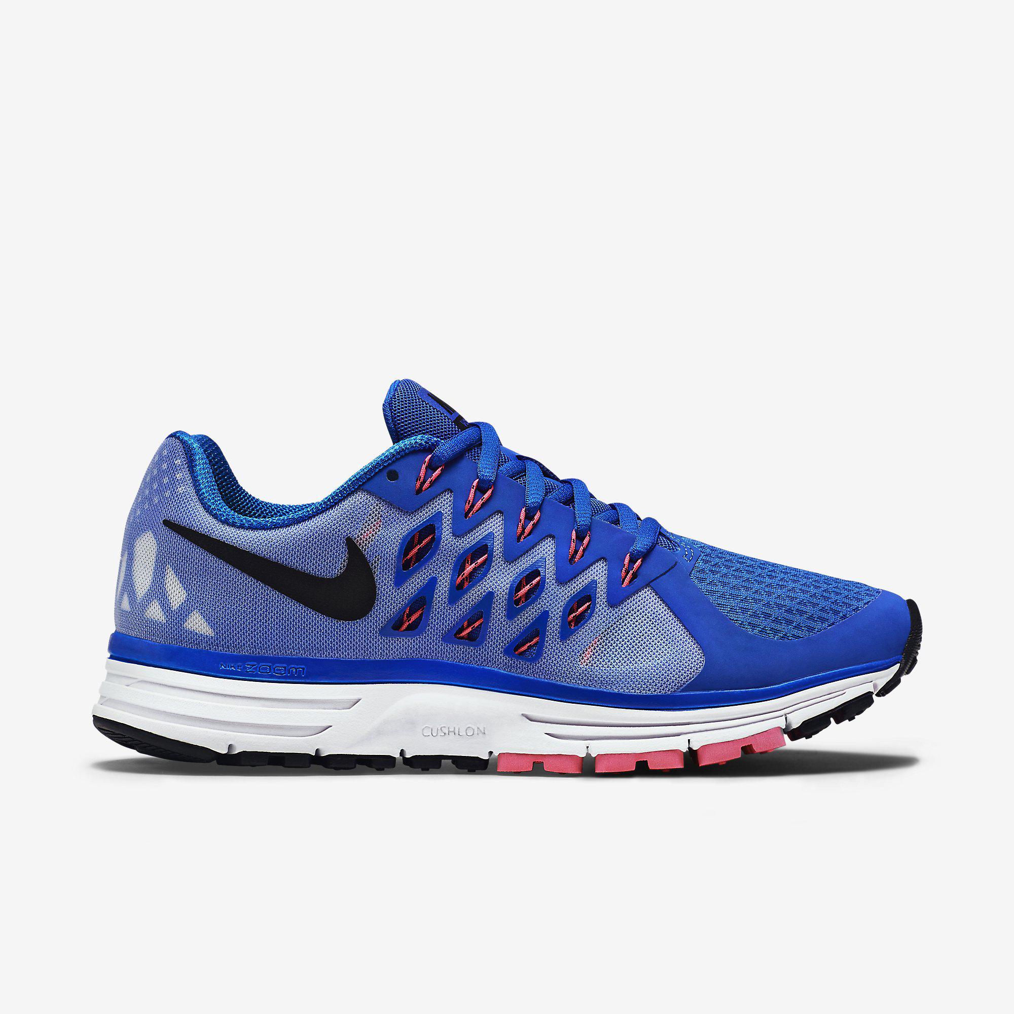 Nike Womens Zoom Vomero 9 Running Shoes - Lyon Blue/White/Pink Pow ...