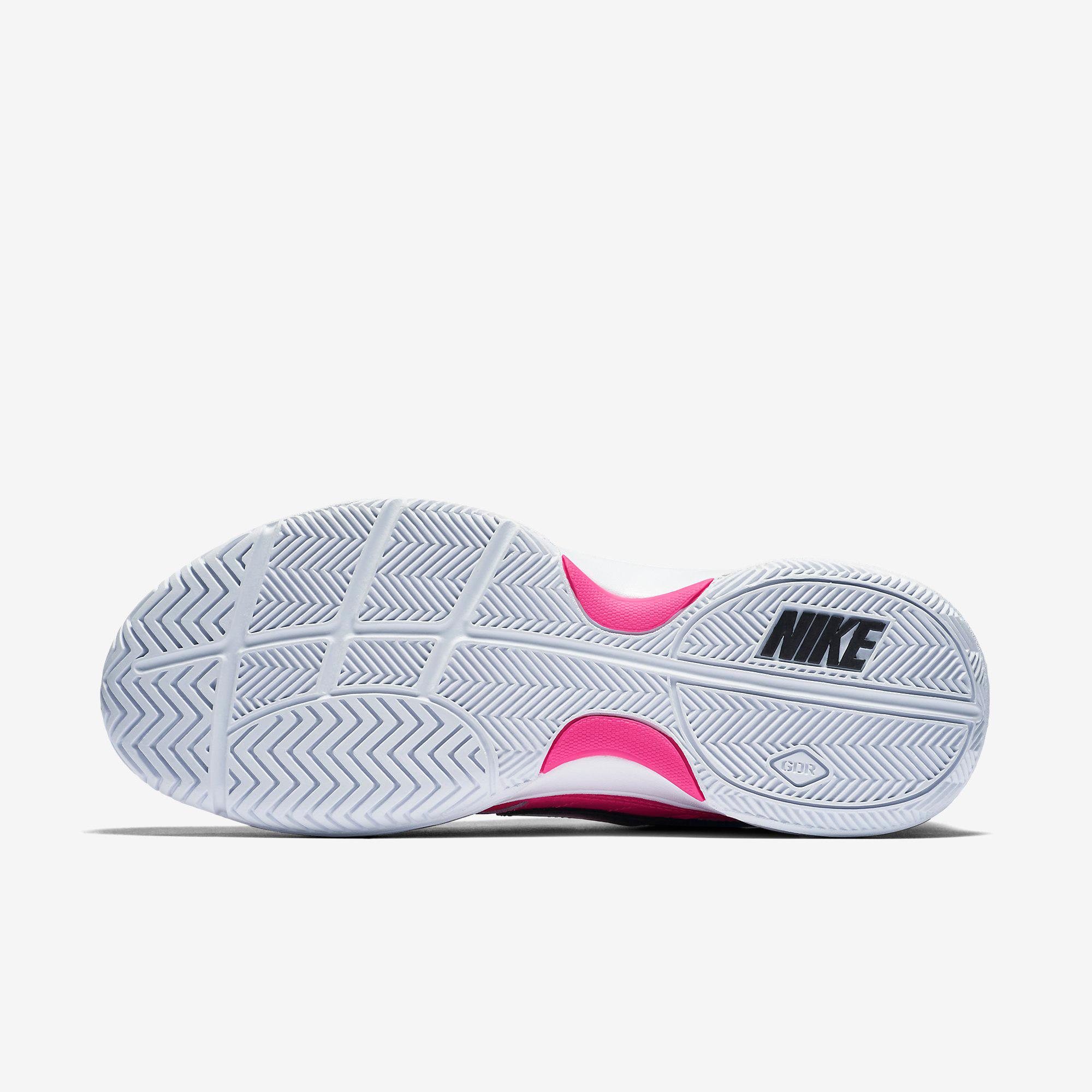 Nike Womens Court Lite Tennis Shoes - Pink Blast/Black - Tennisnuts.com