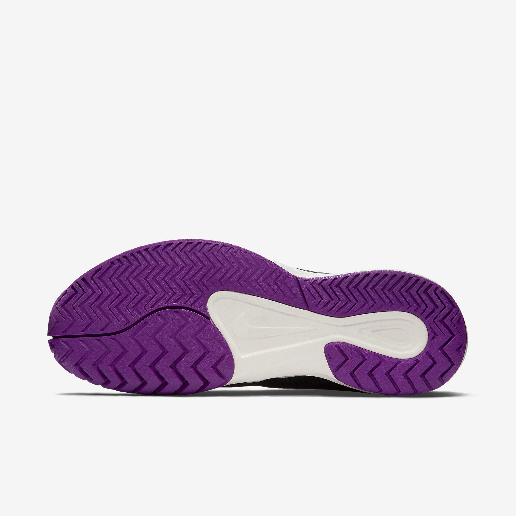 Nike Womens Dual Fusion Ballistec Advantage Tennis Shoes - Black/Purple ...