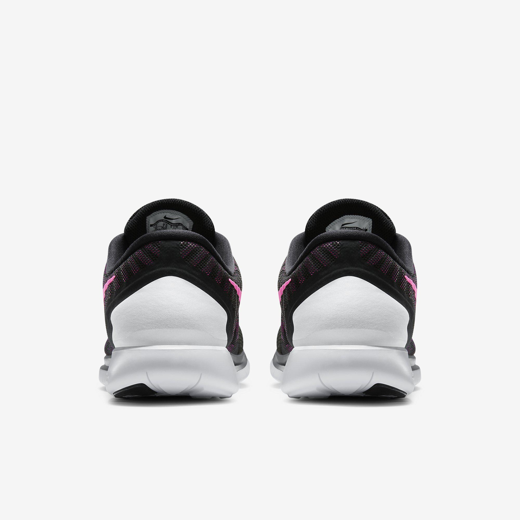 nike womens running shoes pink and black
