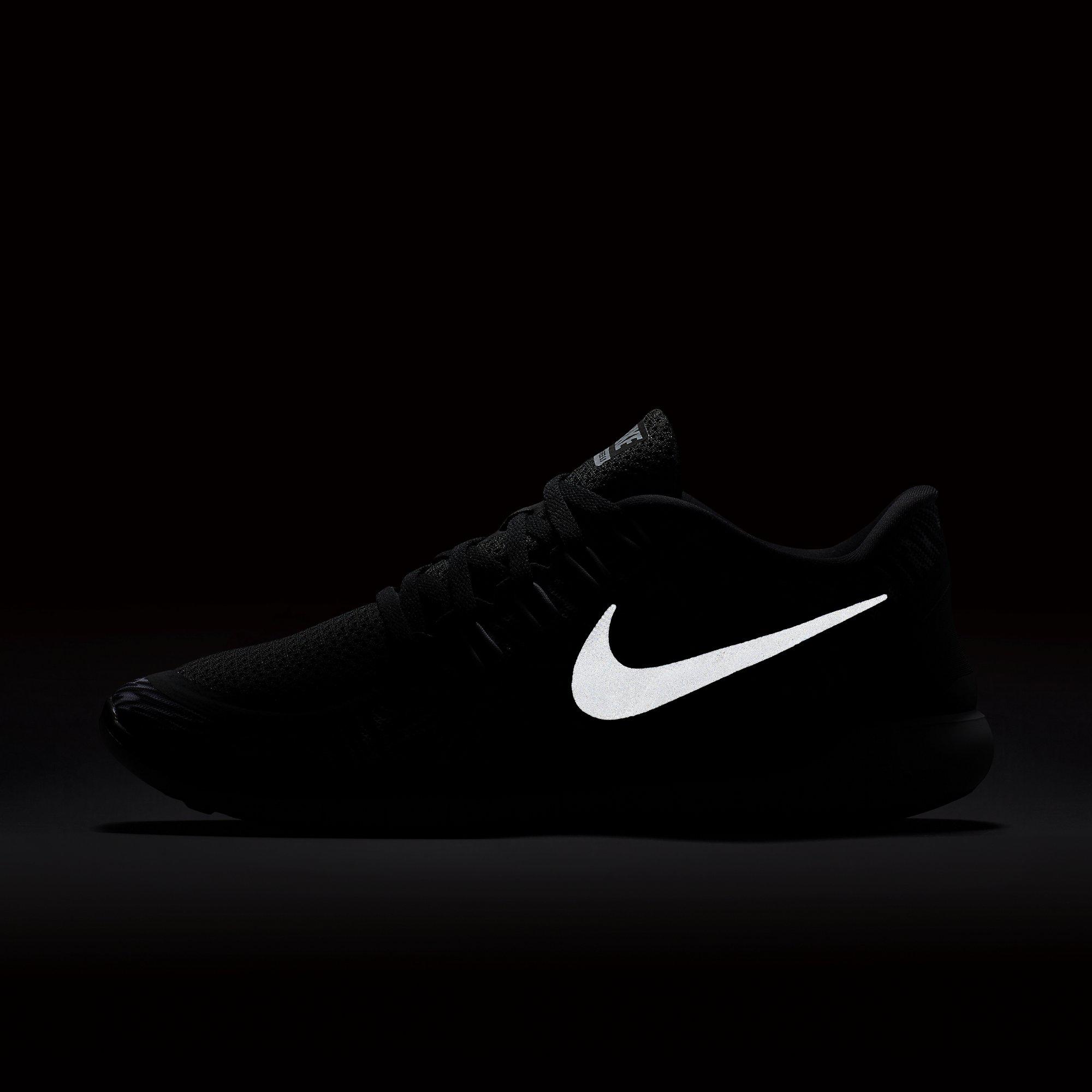 Nike Womens Free 5.0 Print Running Shoes Black/White