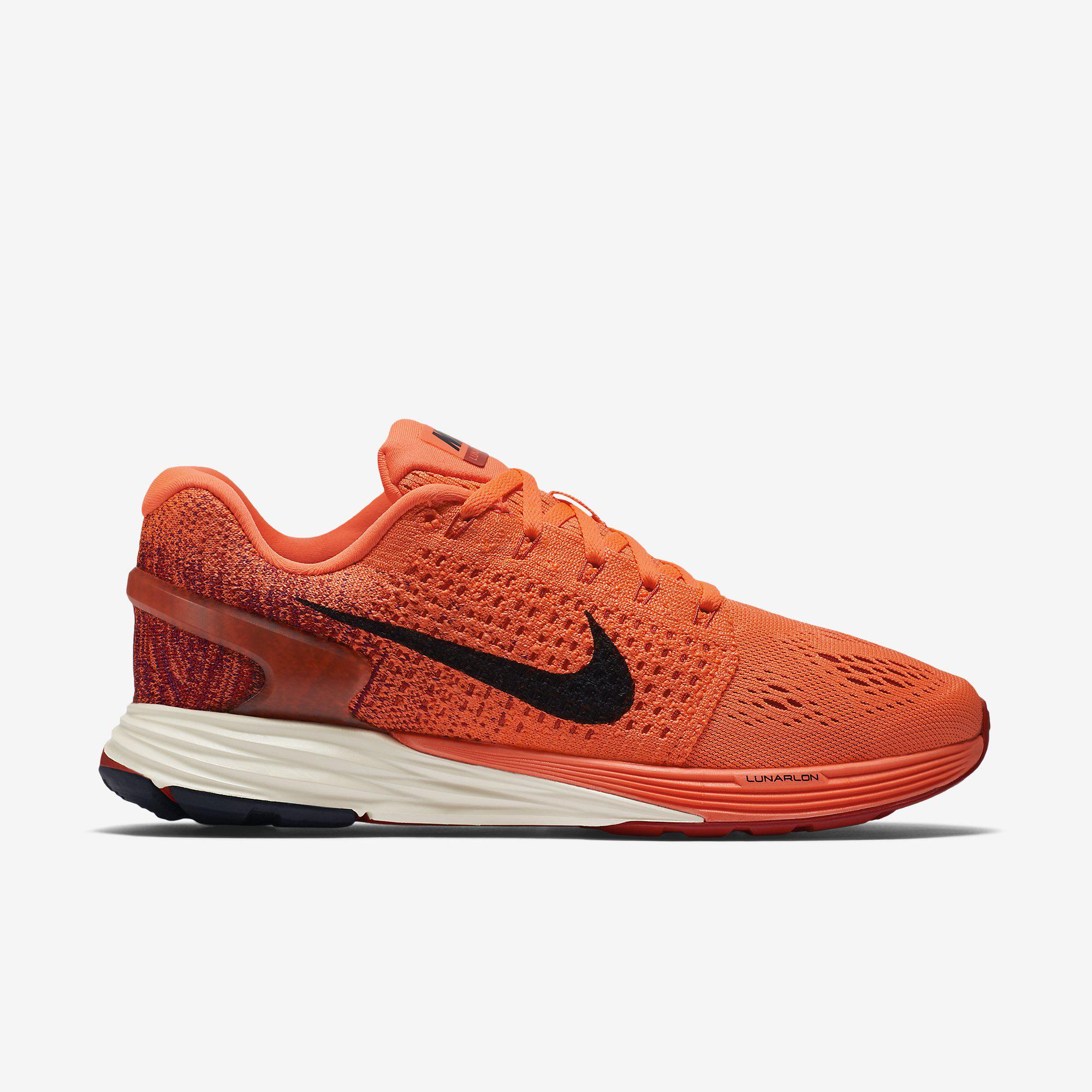orange running shoes womens