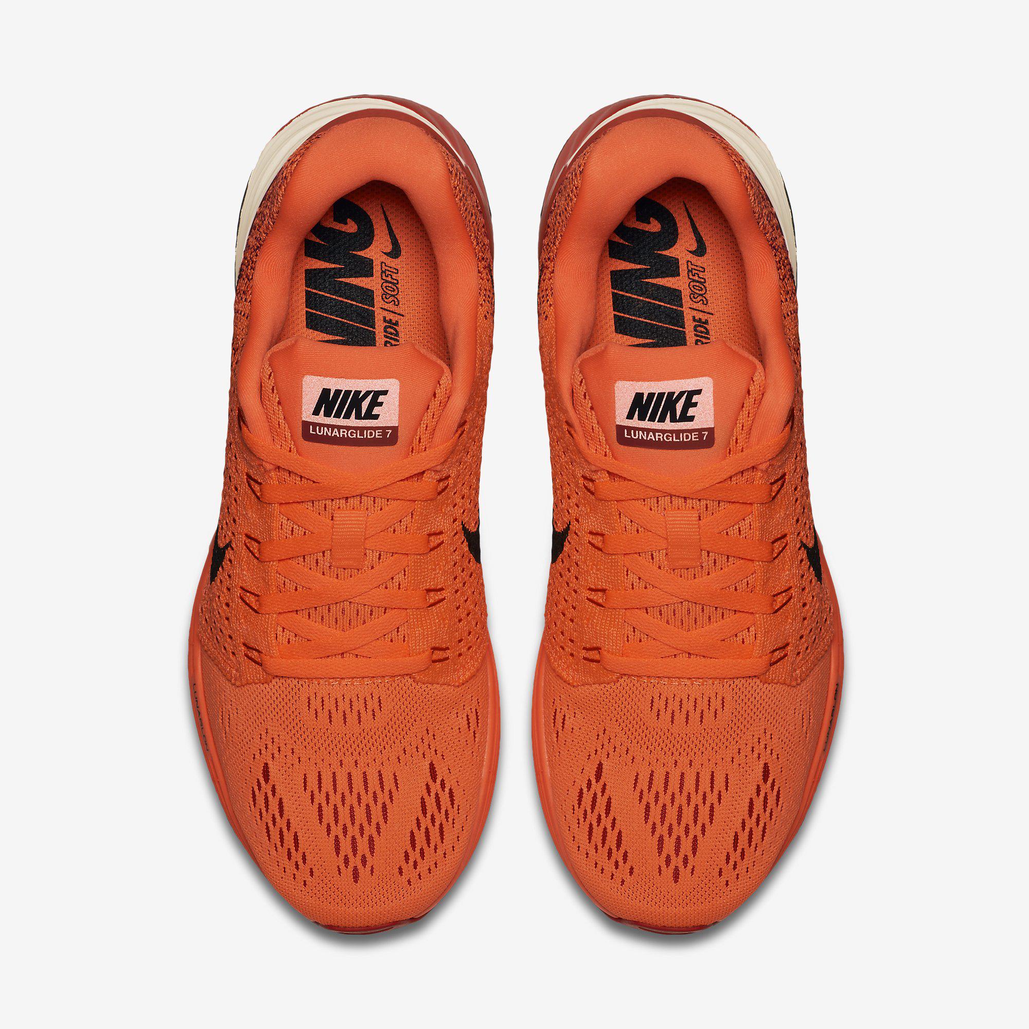 Nike Womens LunarGlide 7 Running Shoes Orange