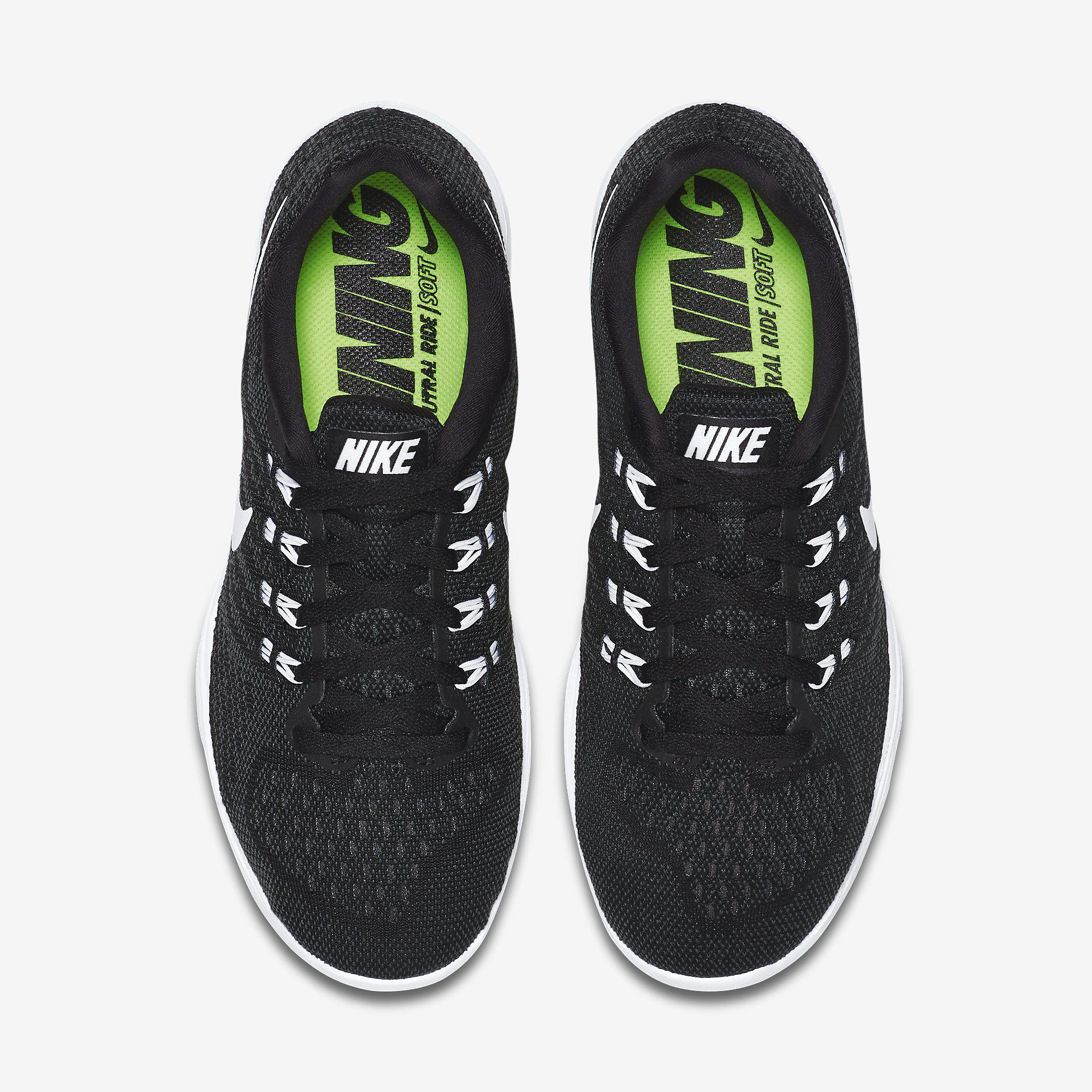 Nike Womens LunarTempo 2 Running Shoes - Black/White - Tennisnuts.com