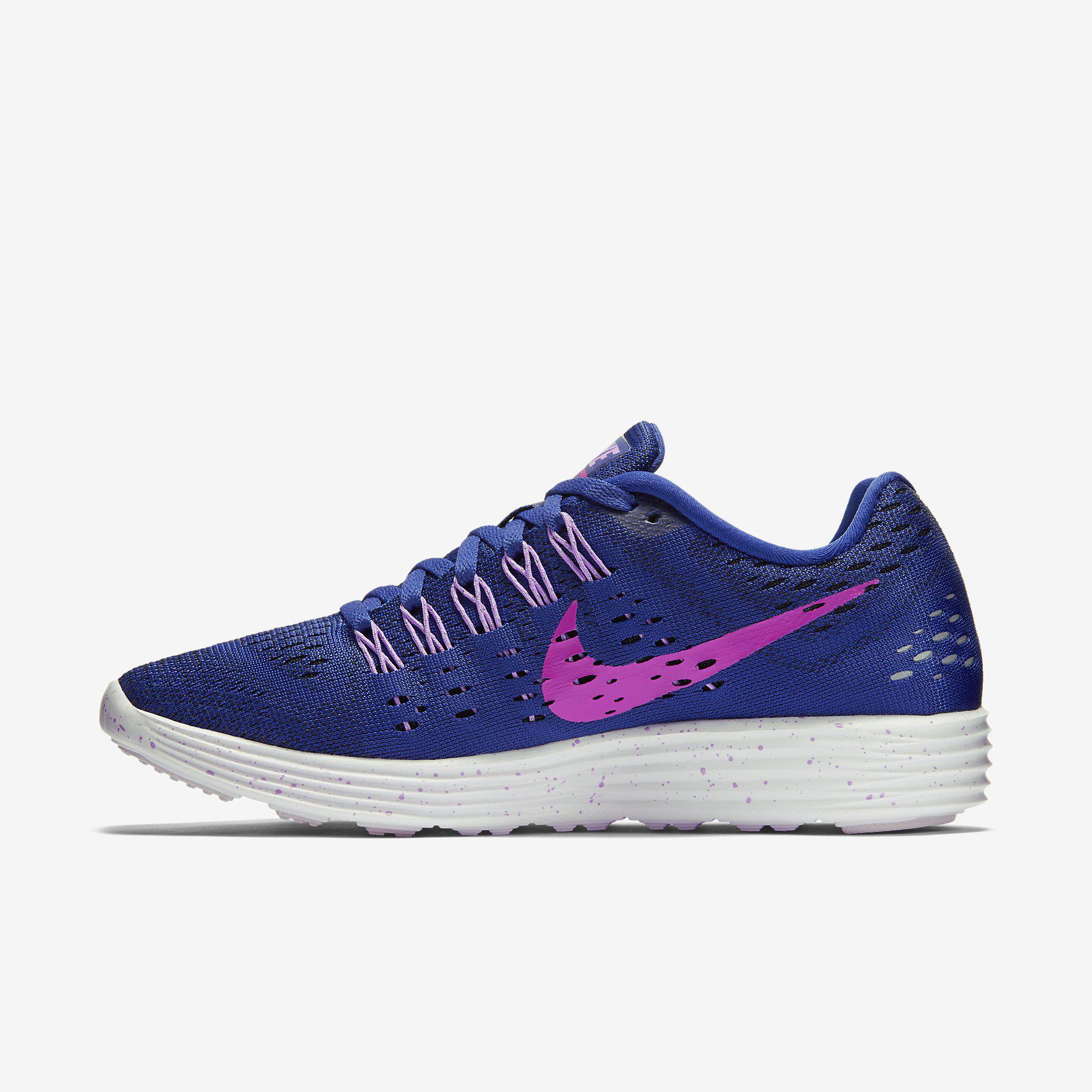 Nike Womens LunarTempo Running Shoes - Deep Royal Blue/Fuchsia ...