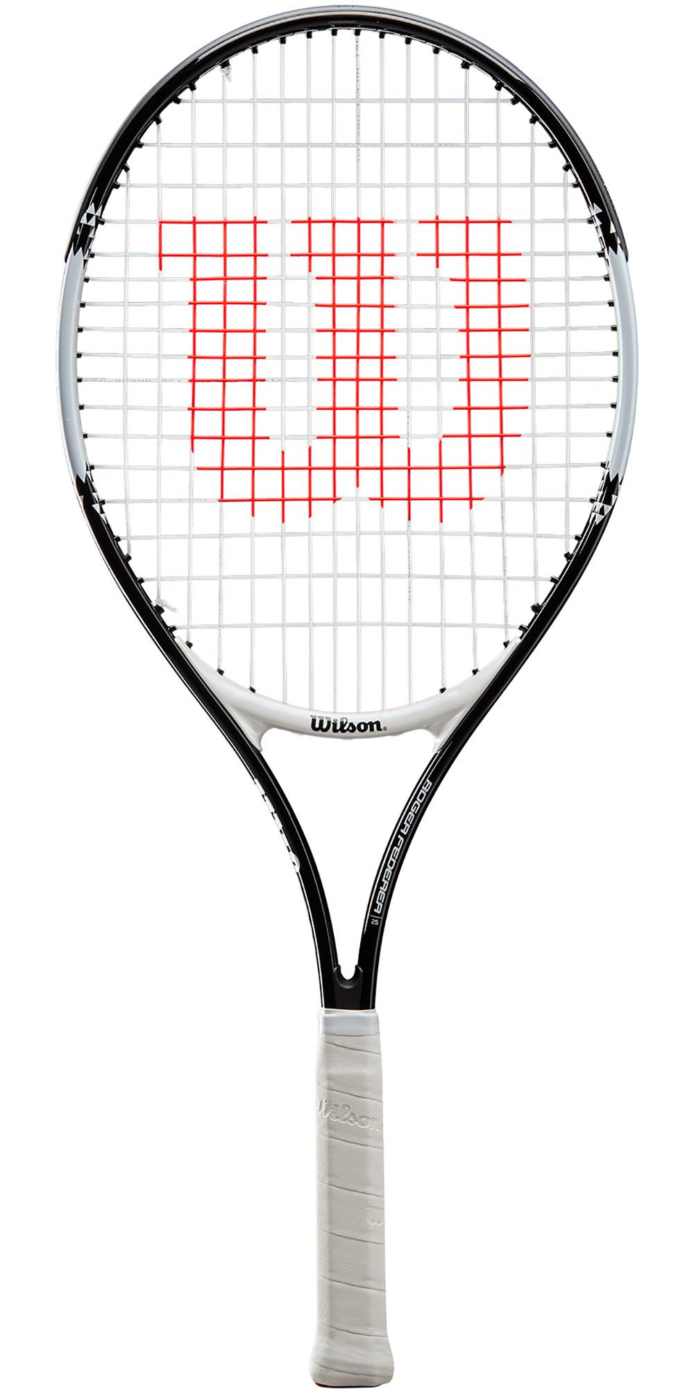 Wilson Sporting Goods Roger Federer Jr 25 Tennis Racket Black/White Wilson Sporting Goods Roger Federer Jr 25 Tennis Racket Black/White