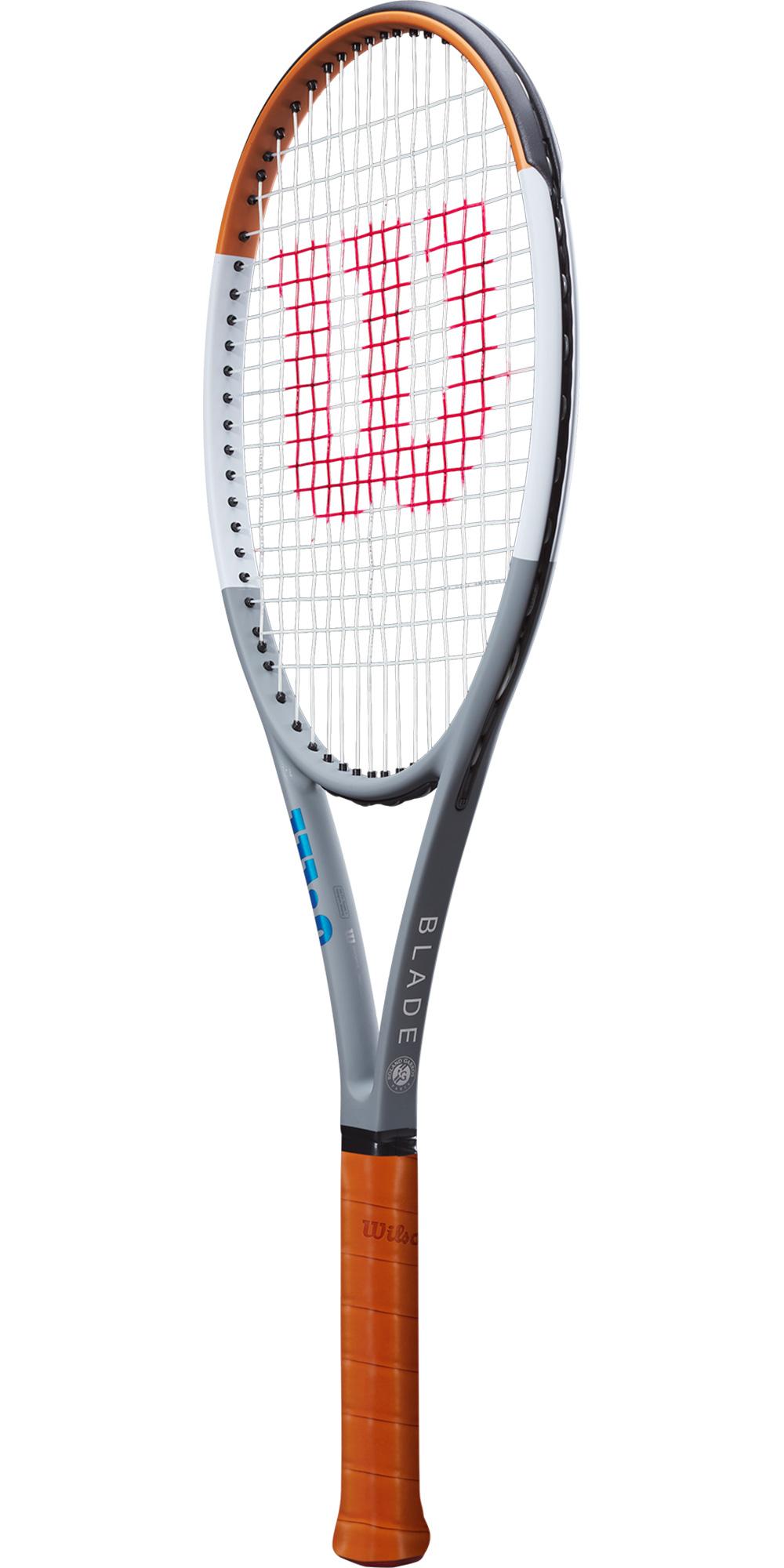 Wilson Blade 98 (16x19) v7 Roland Garros Tennis Racket [Frame Only