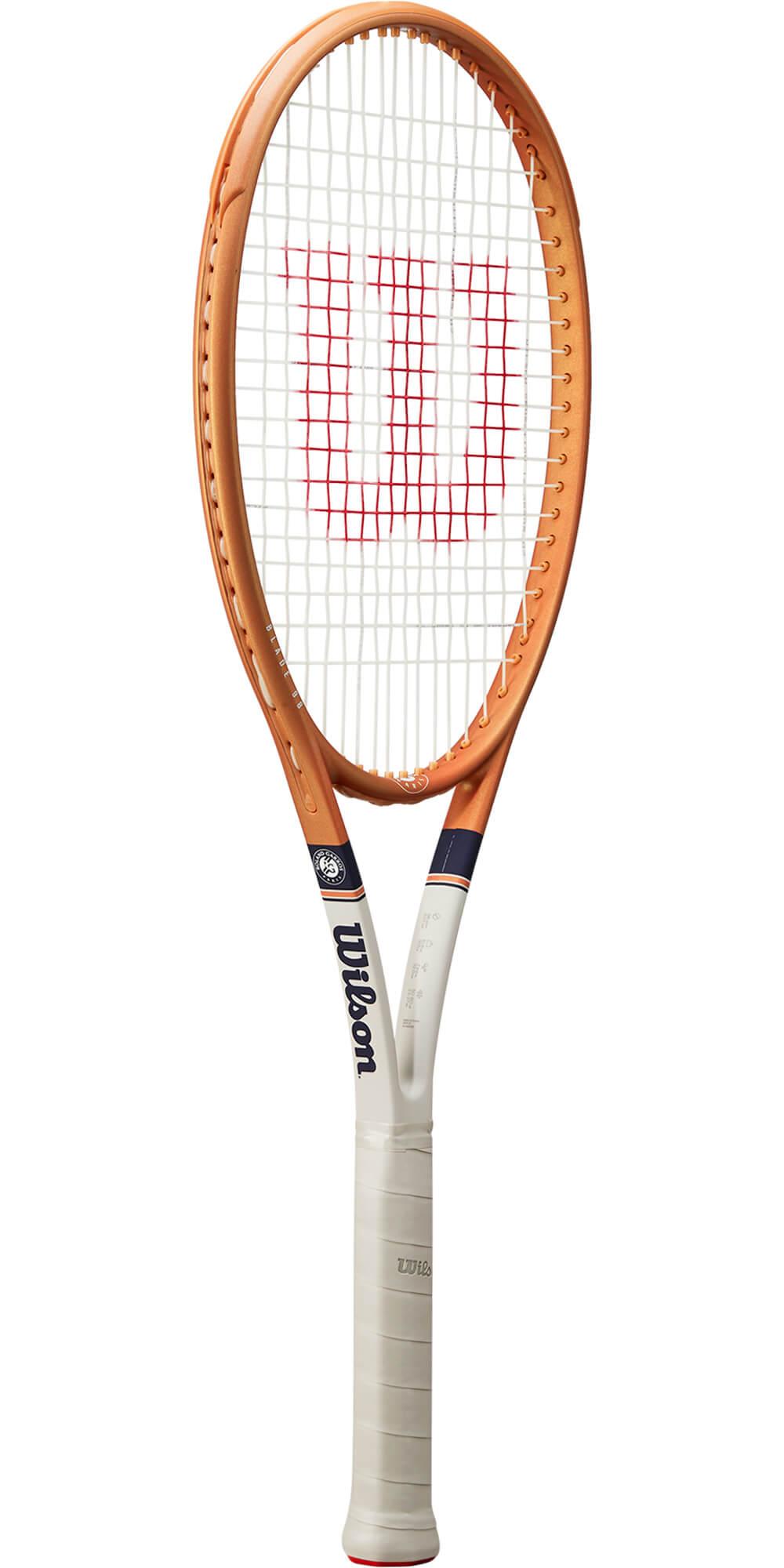 Wilson Blade 98 (16x19) v7 Roland Garros Tennis Racket [Frame Only