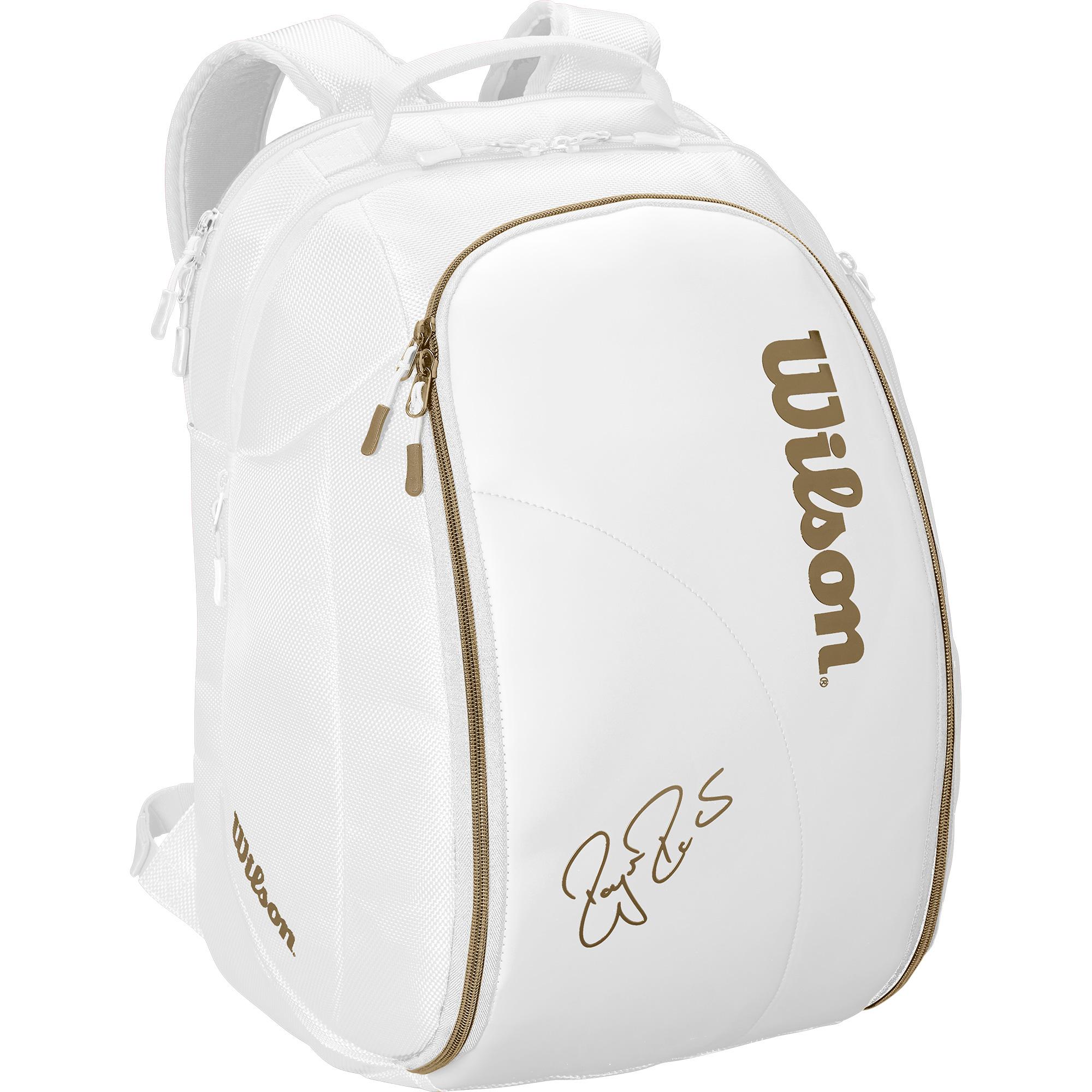 Wilson Federer DNA Limited Edition Backpack White/Gold