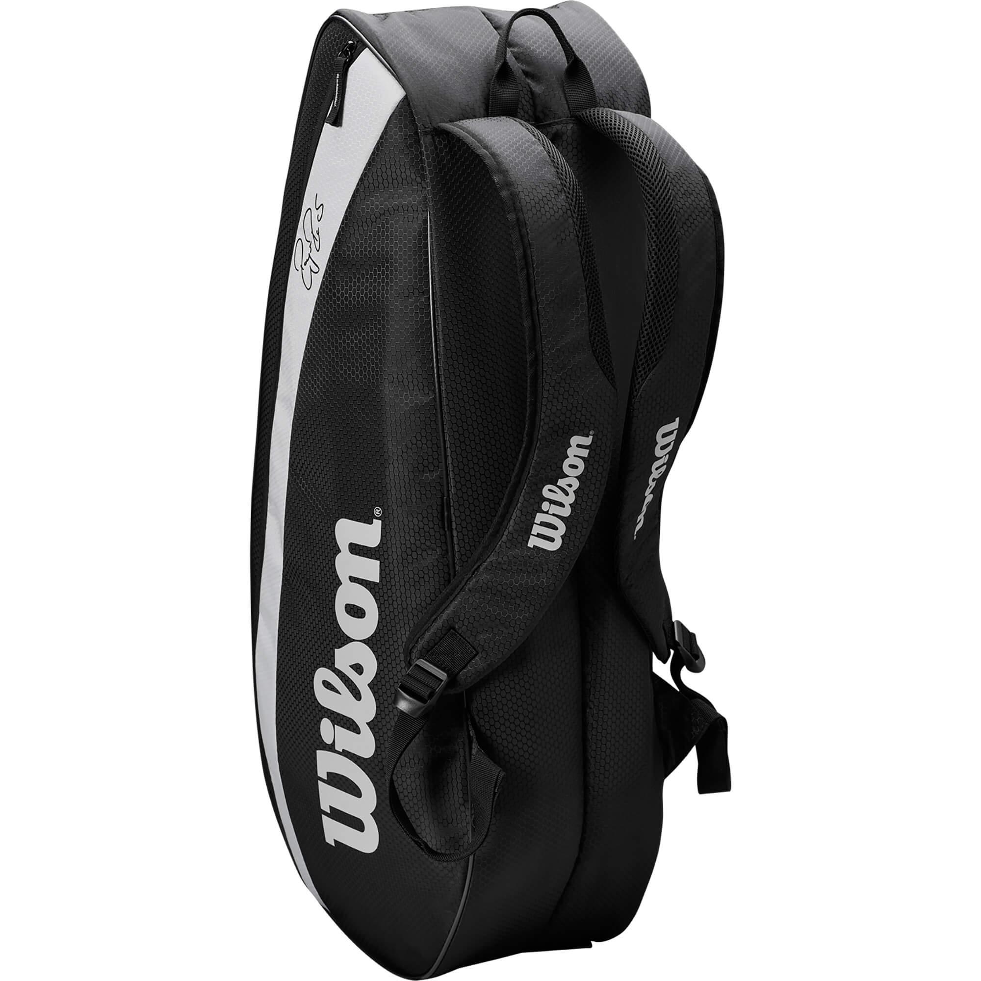 Wilson Federer Team 6 Racket Bag Black/White