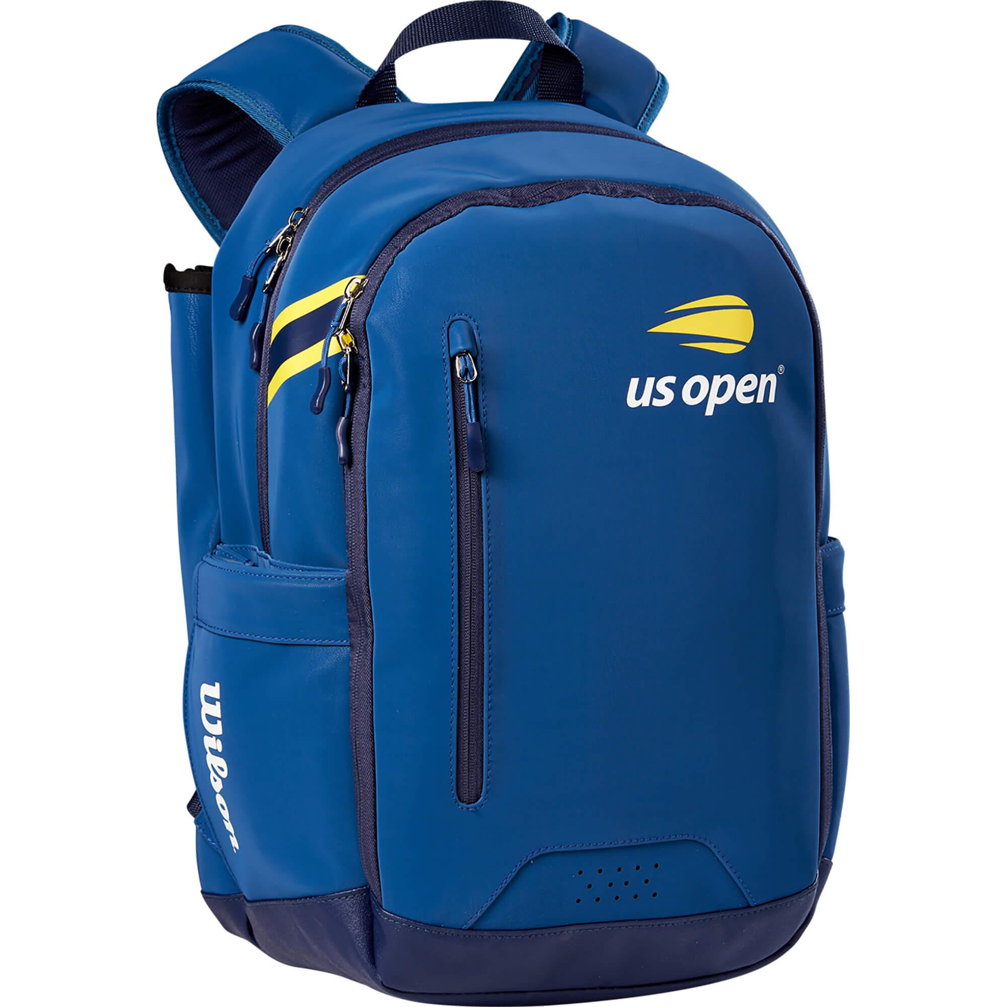 Brand New Wilson Blue and Black Tennis Backpack Wilson Team Neon Collection Backpack Special Edition-Black  main image 3