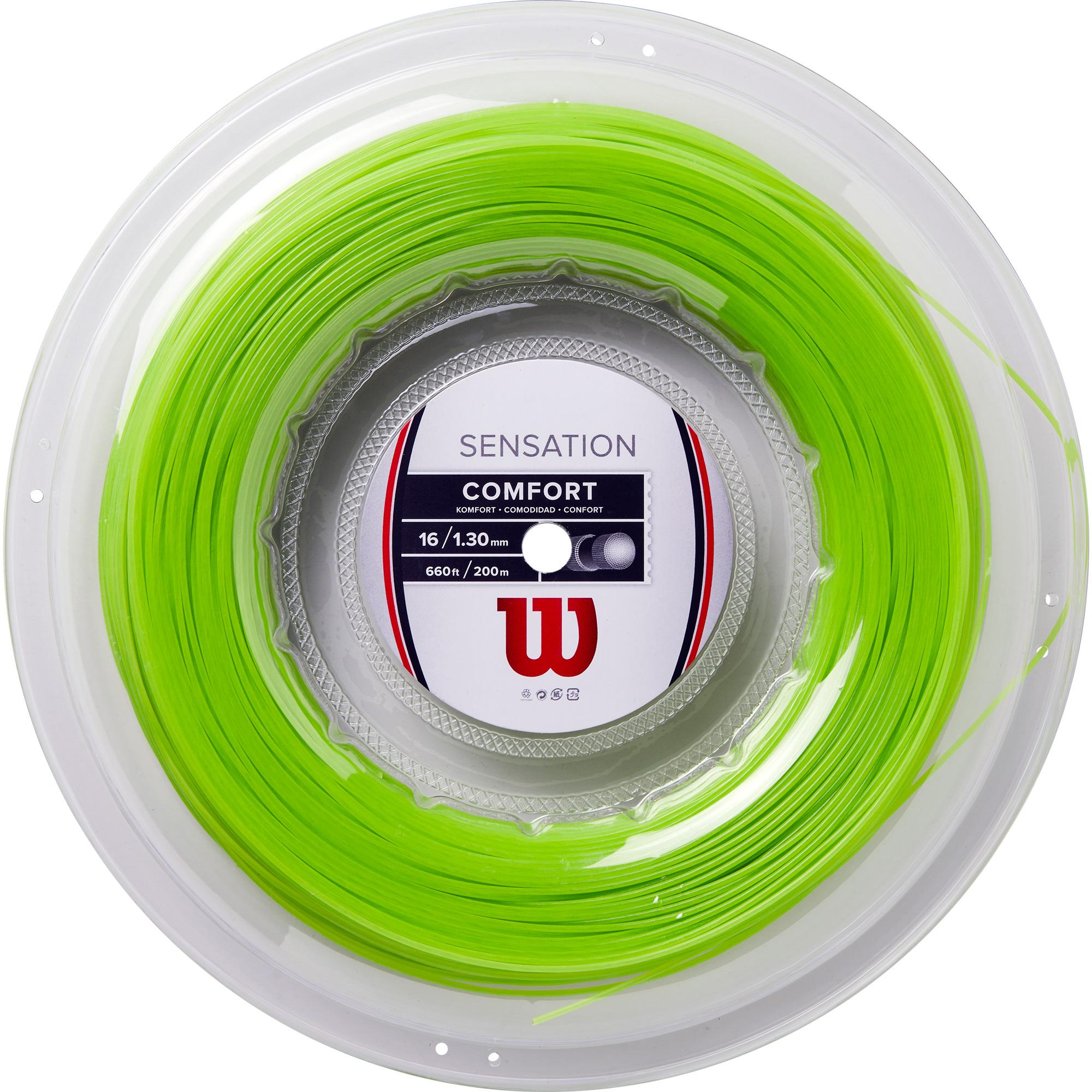 Wilson Sensation 200m Tennis String Reel Neon Green