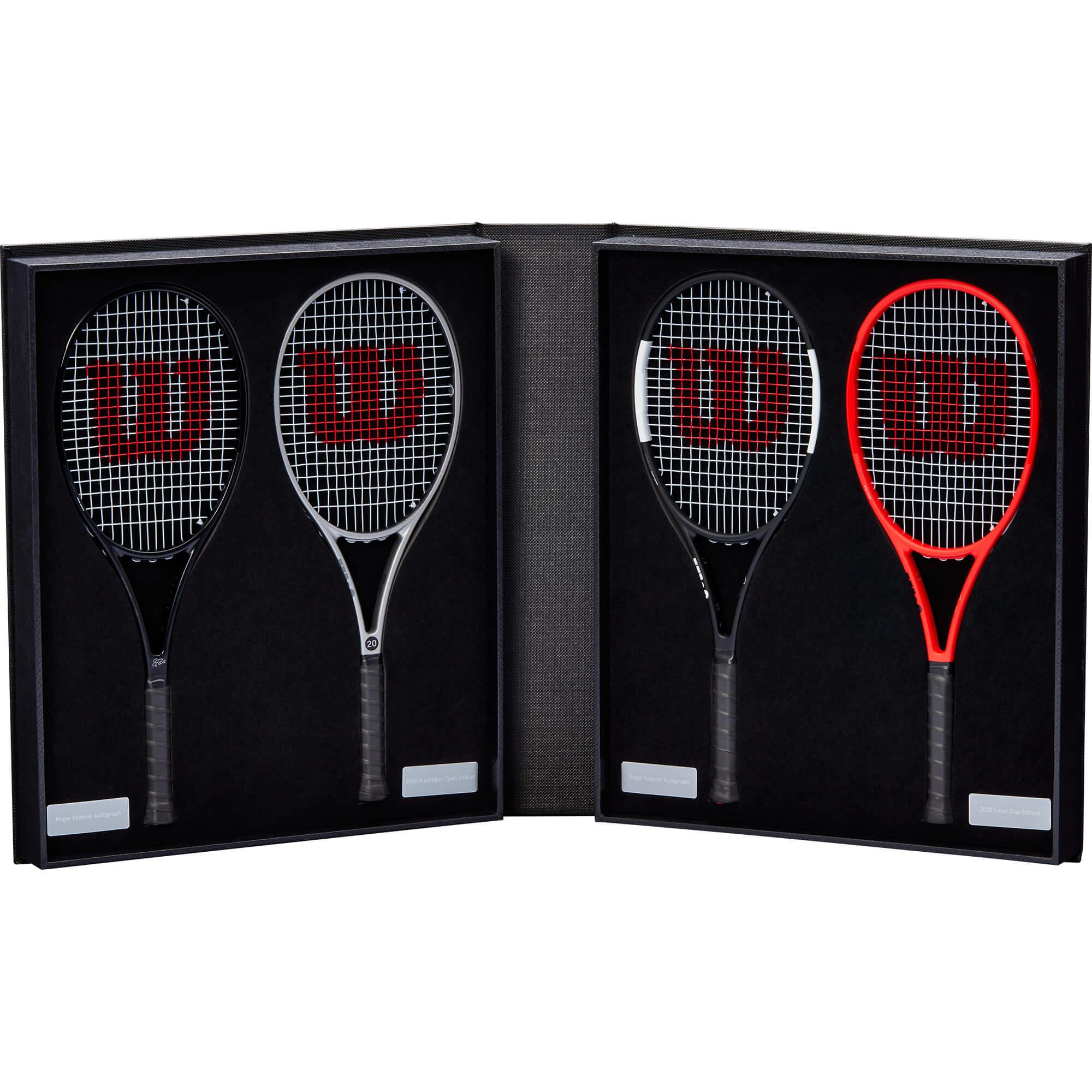Wilson Roger Federer Limited Edition Mini Racket Collection