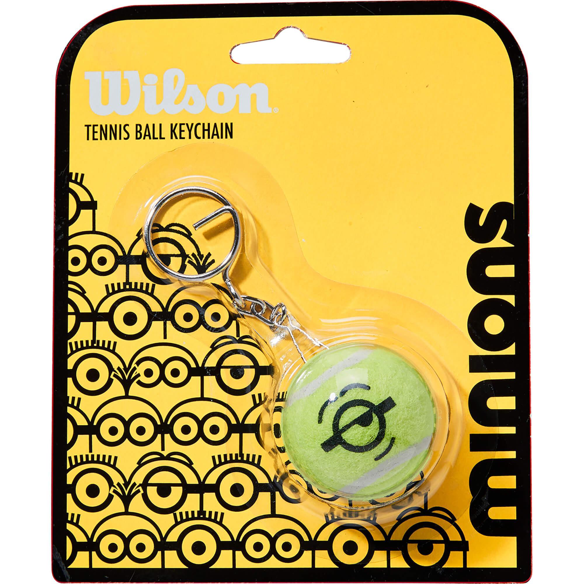 Wilson x Minions Tennis Ball Keychain Smirking Face