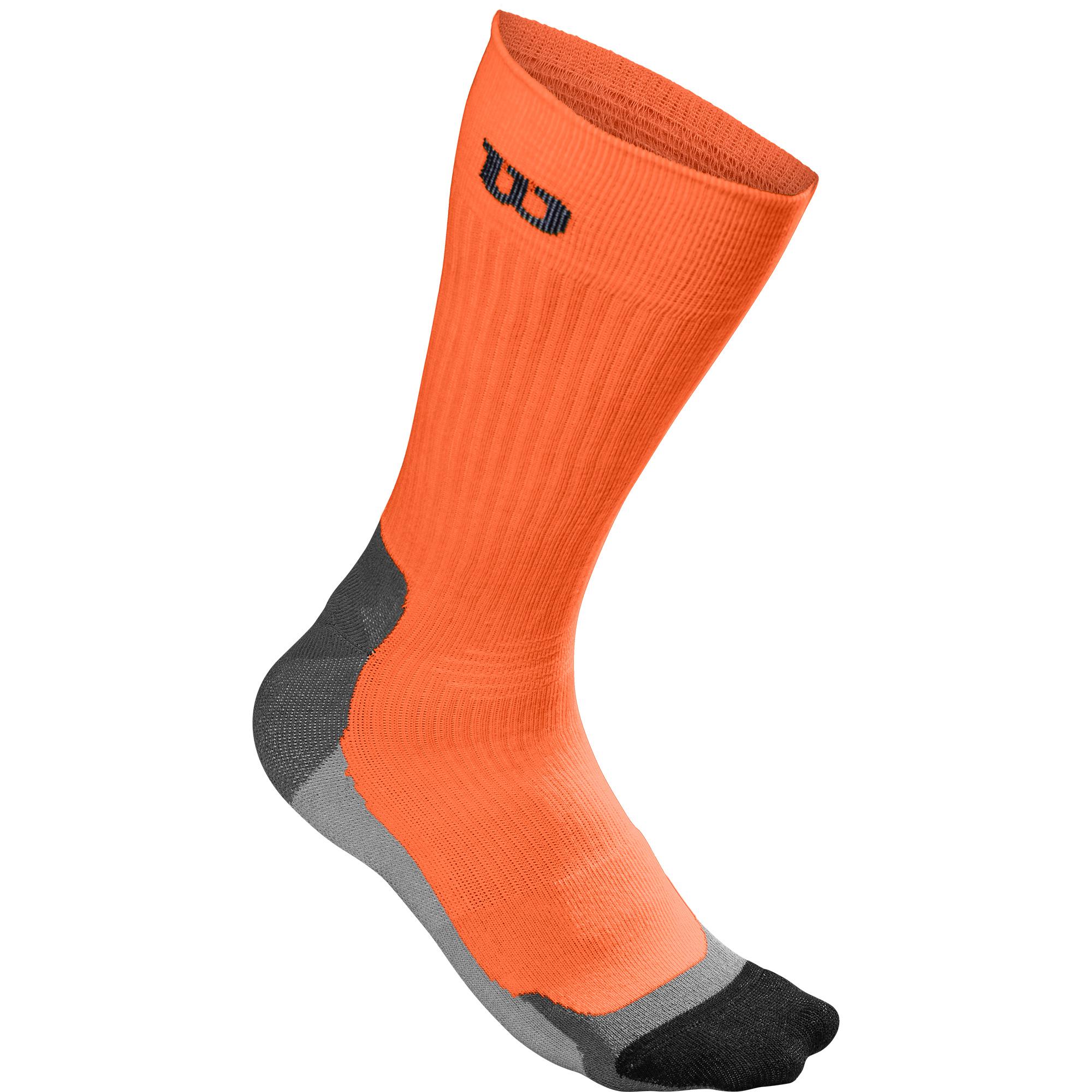 Wilson Tennis Crew Socks (1 Pair) Shocking Orange