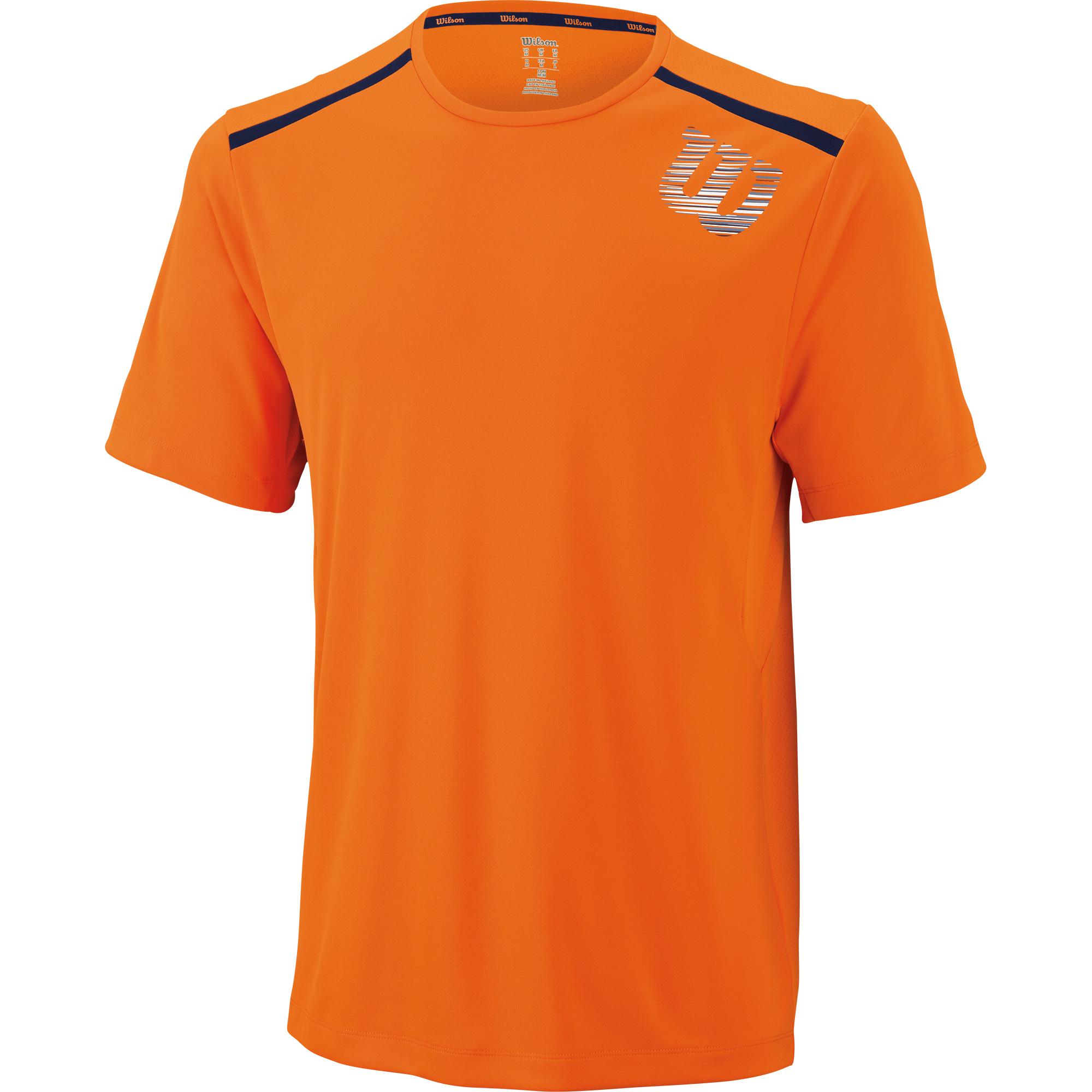 Wilson Boys Spring Linear Blur Crew Orange
