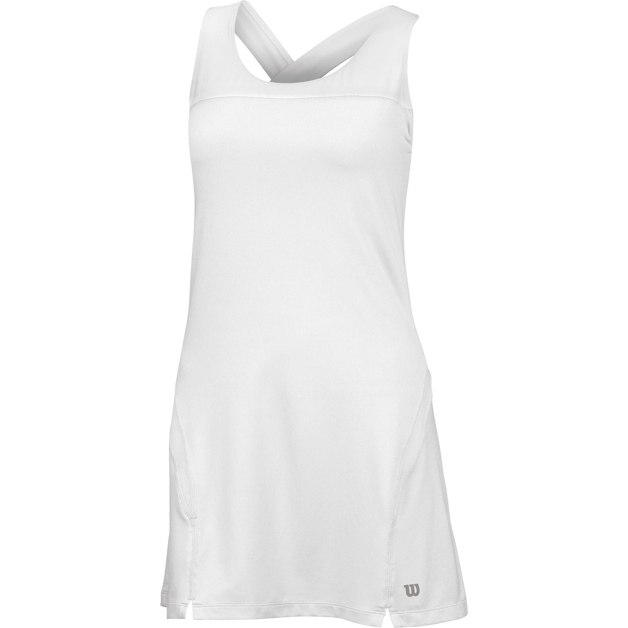 Wilson Girls Team Dress - White - Tennisnuts.com