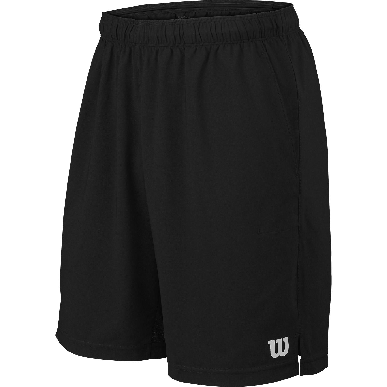 Download Wilson Mens Rush 9 Inch Woven Shorts - Black - Tennisnuts.com