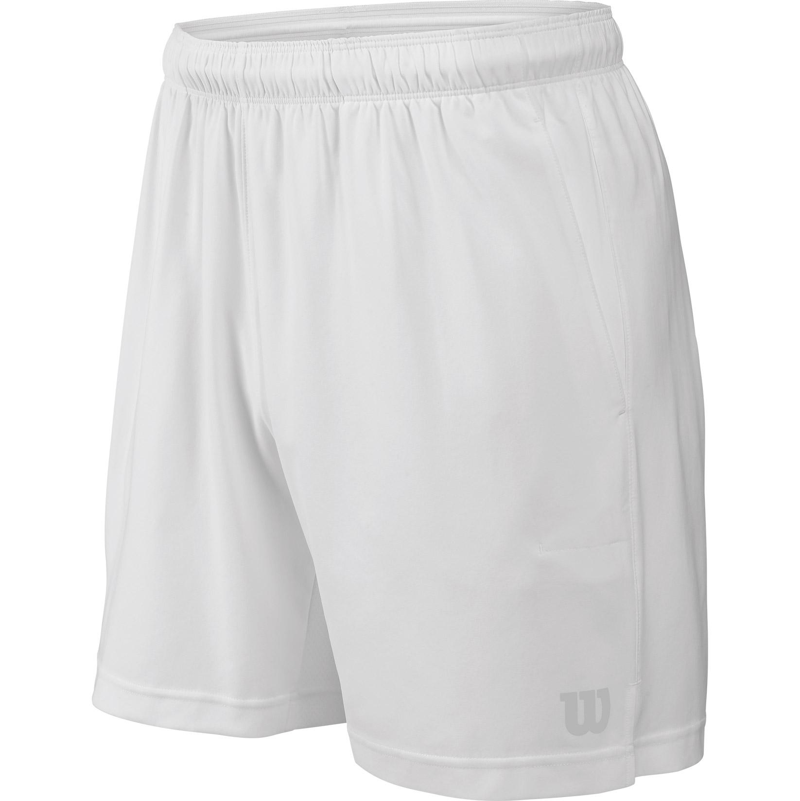 Download Wilson Mens Rush 7 Inch Woven Shorts - White - Tennisnuts.com
