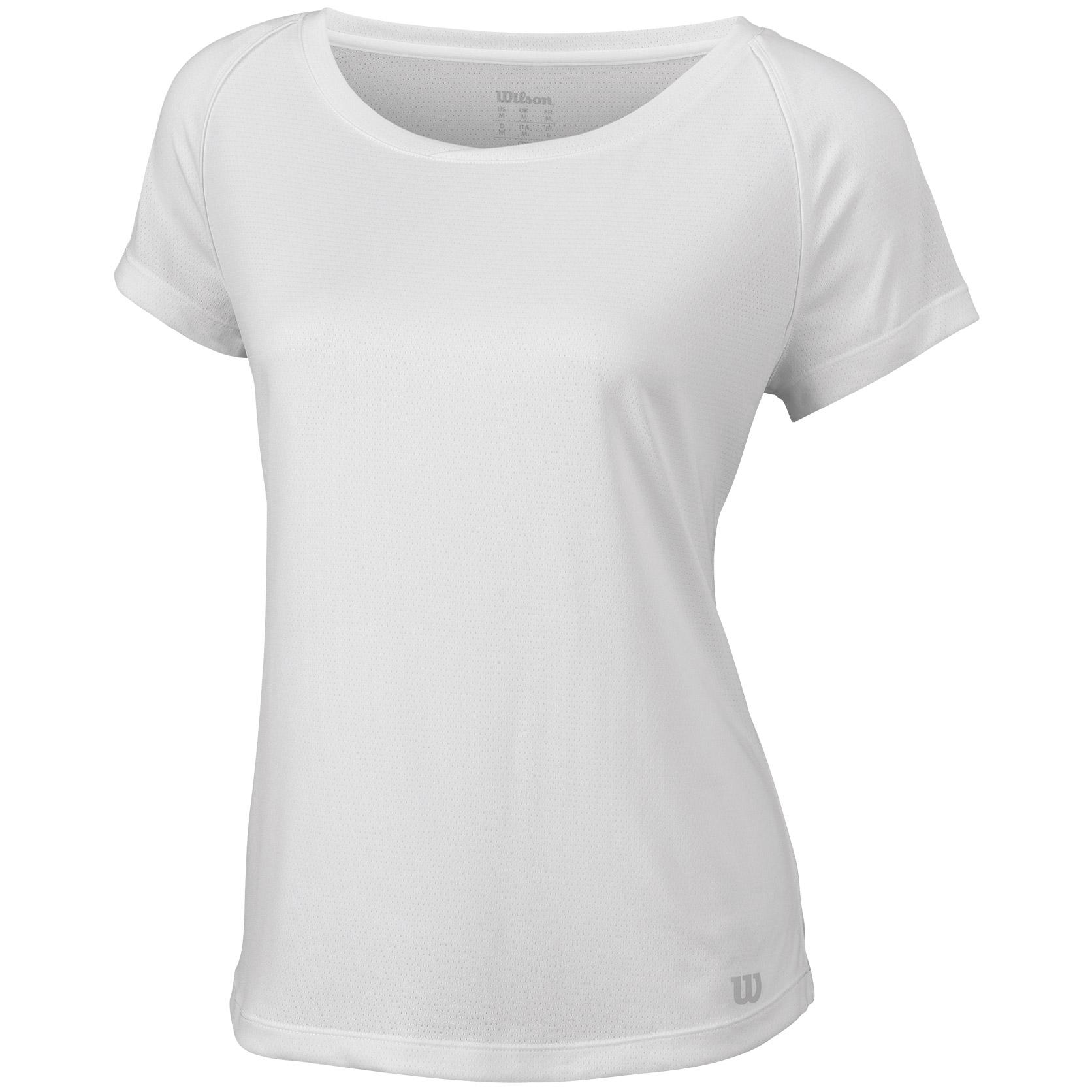 Wilson Womens Core Cap Sleeve White