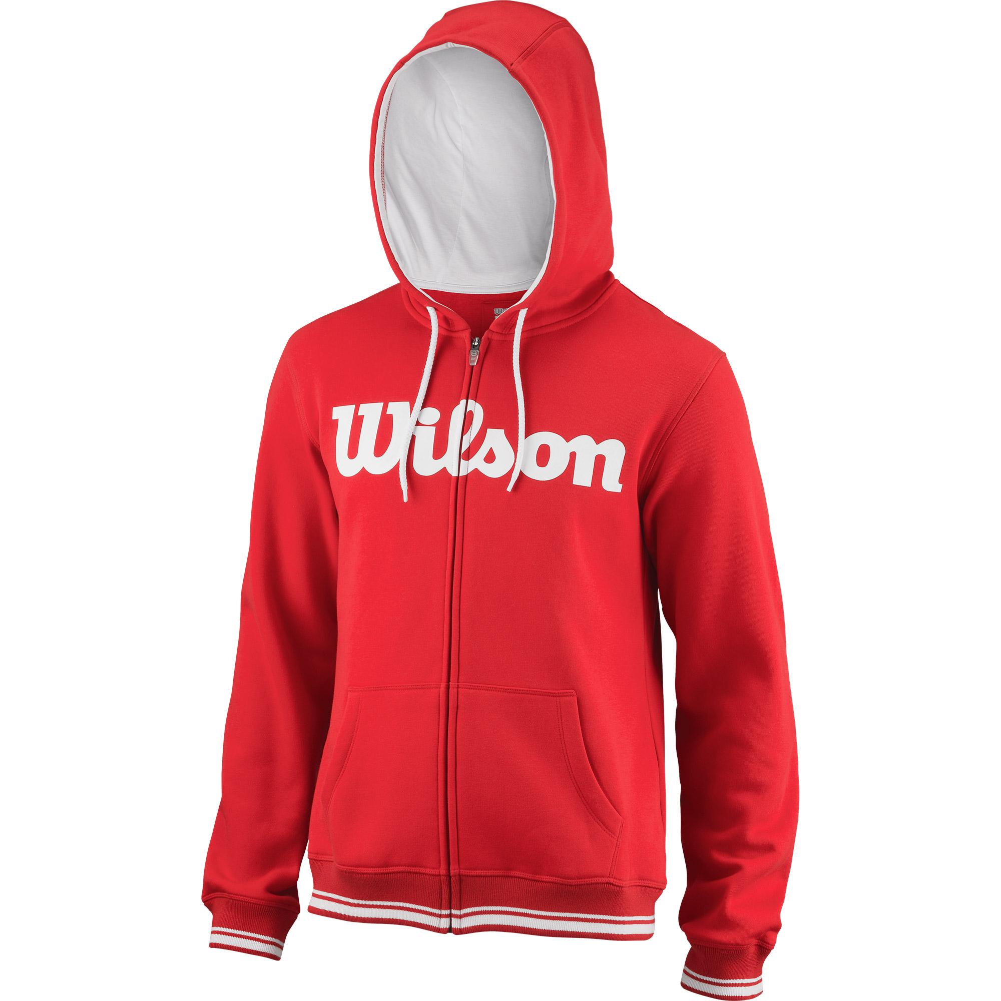 red and white hoodie mens