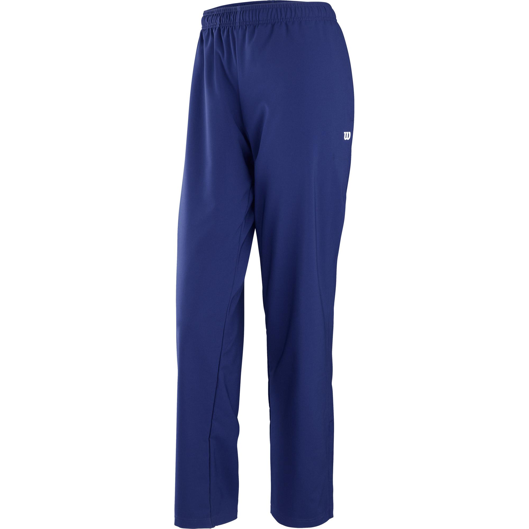 Wilson Womens Team Woven Pants - Blue Depth - Tennisnuts.com