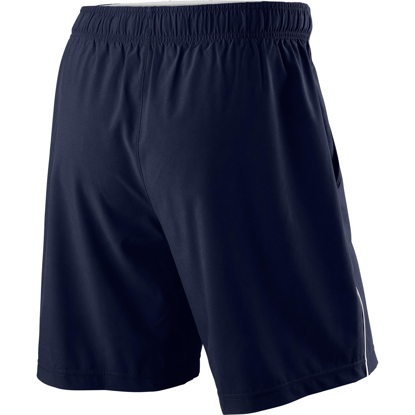 Wilson Mens Competition 8 Inch Shorts - Peacoat/White - Tennisnuts.com